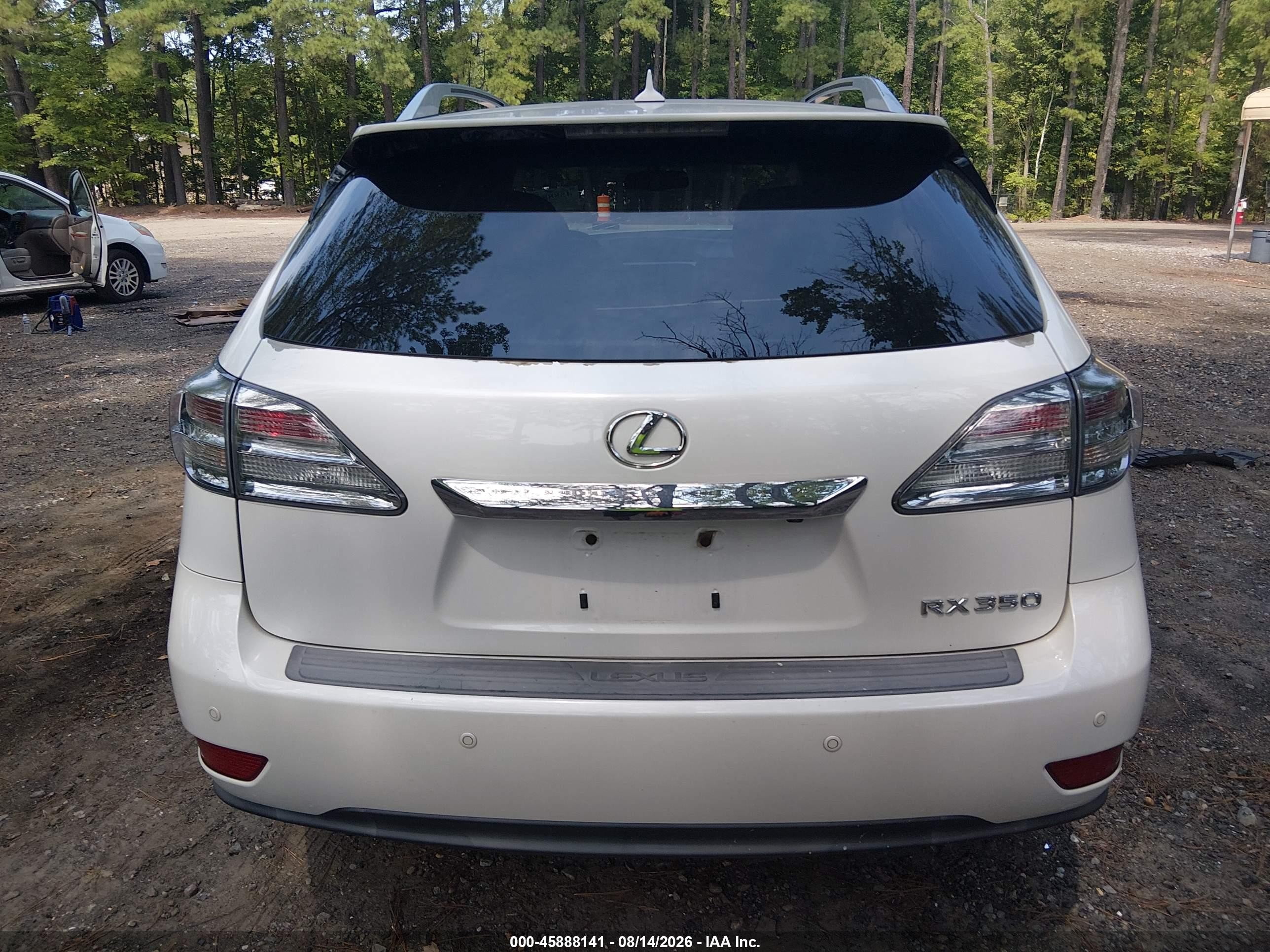 2011 Lexus Rx 350   White vin: 2T2BK1BA1BC115063