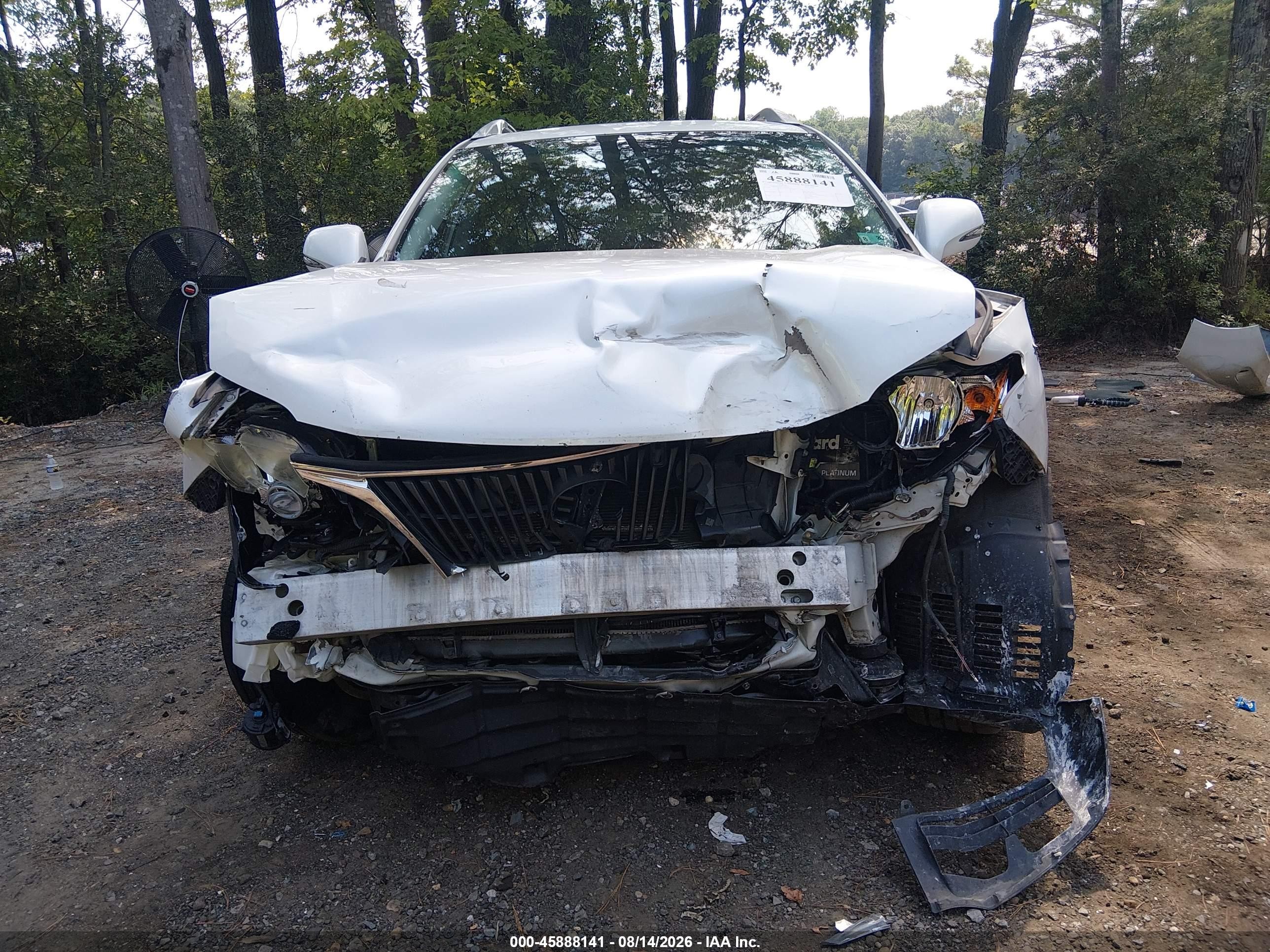 2011 Lexus Rx 350   White vin: 2T2BK1BA1BC115063