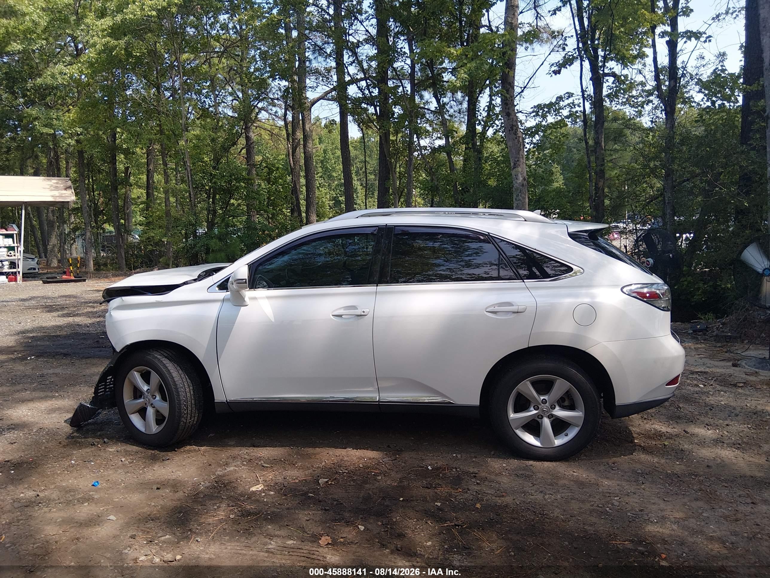 2011 Lexus Rx 350   White vin: 2T2BK1BA1BC115063