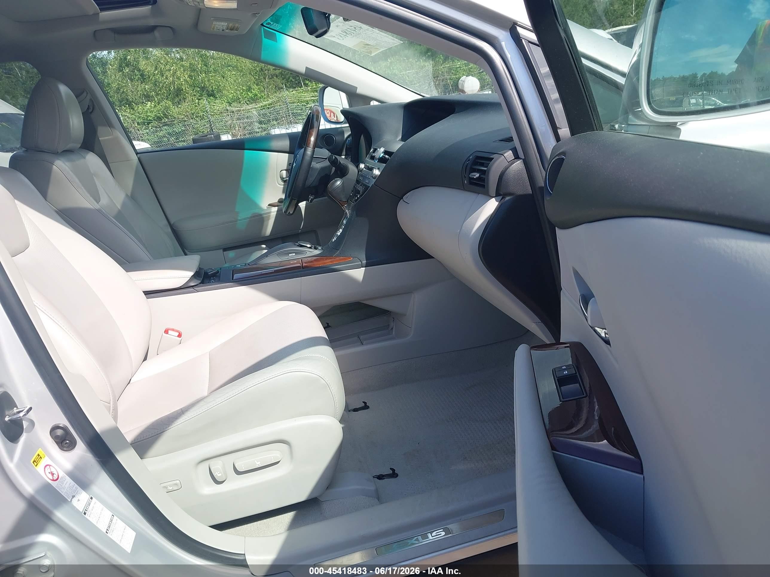 2012 Lexus Rx 350   Silver vin: 2T2BK1BA1CC125335