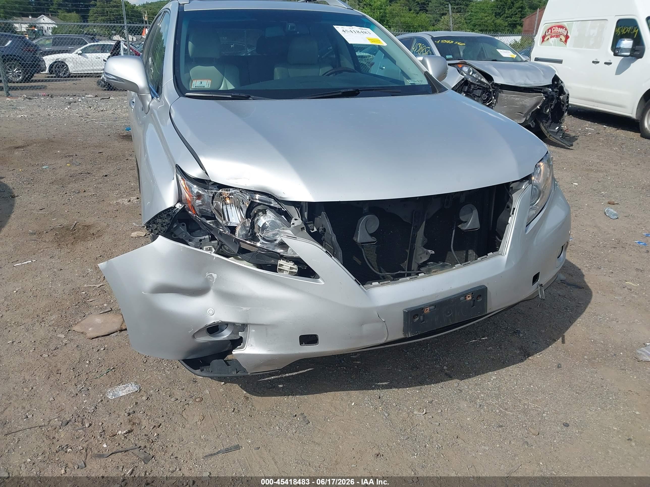2012 Lexus Rx 350   Silver vin: 2T2BK1BA1CC125335