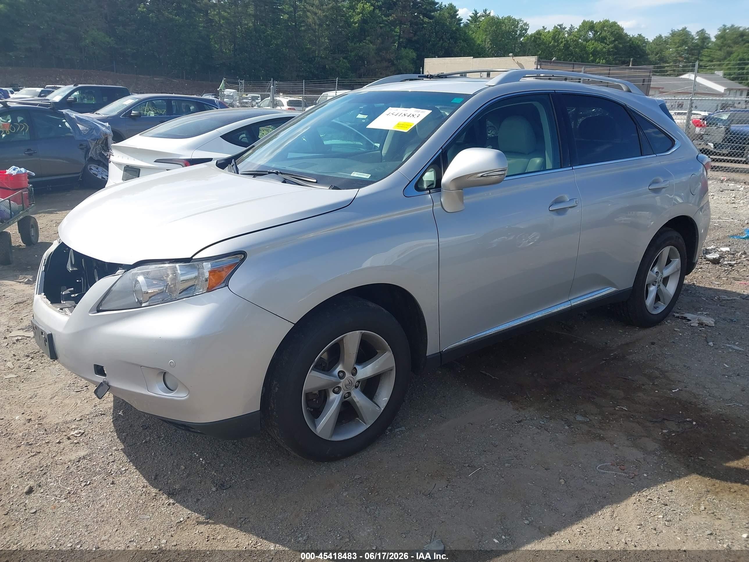 2012 Lexus Rx 350   Silver vin: 2T2BK1BA1CC125335