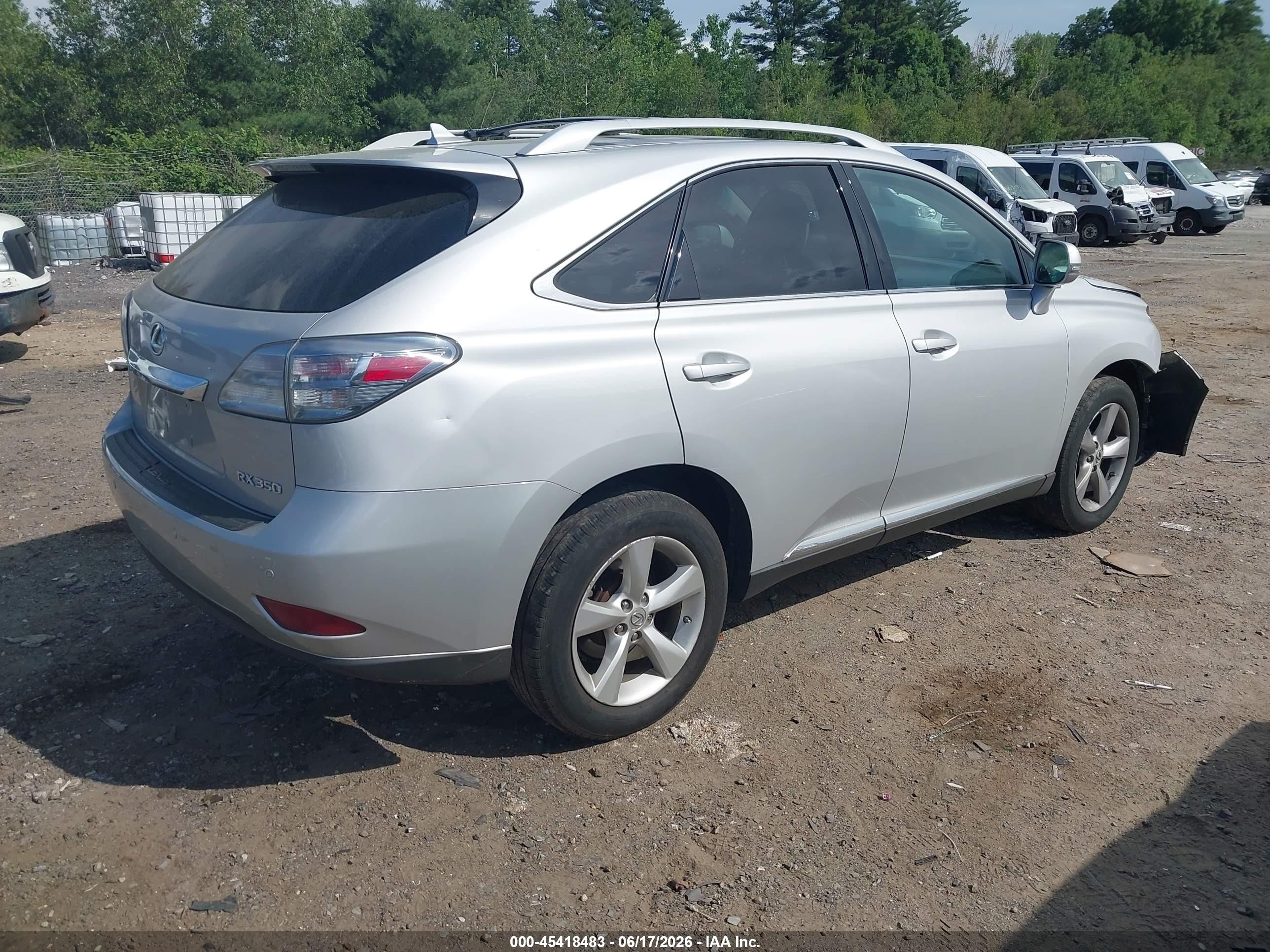 2012 Lexus Rx 350   Silver vin: 2T2BK1BA1CC125335