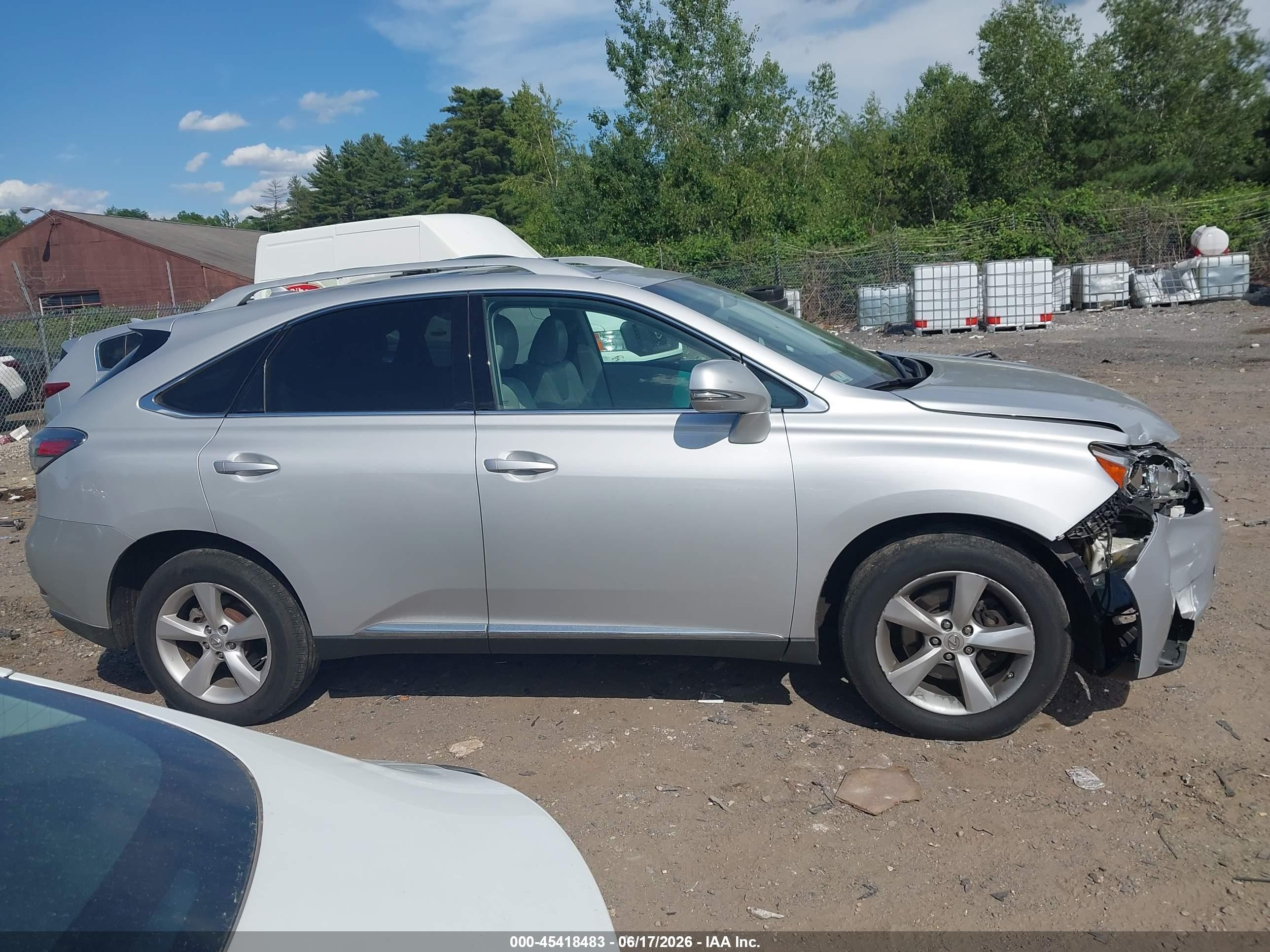 2012 Lexus Rx 350   Silver vin: 2T2BK1BA1CC125335