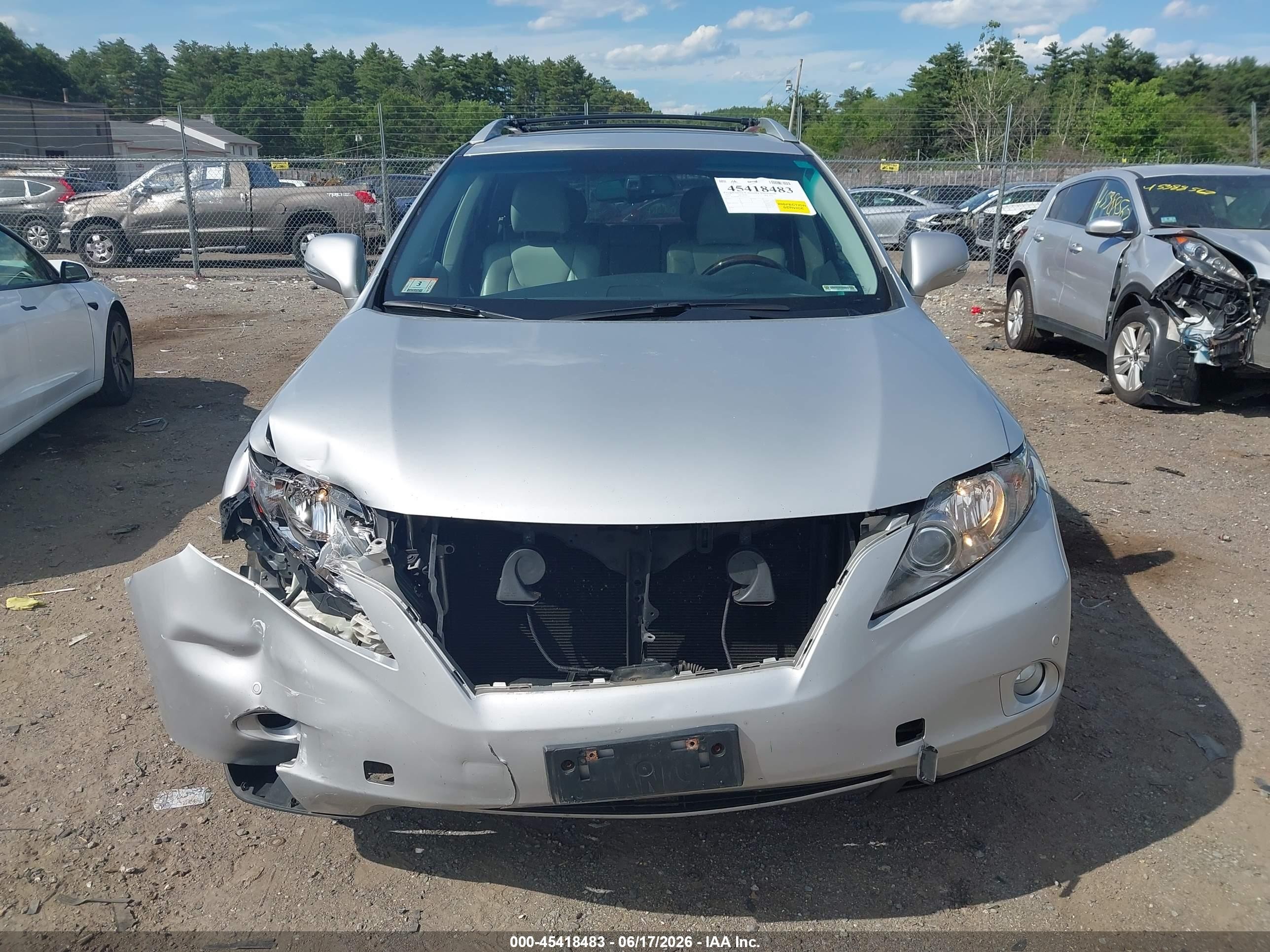 2012 Lexus Rx 350   Silver vin: 2T2BK1BA1CC125335