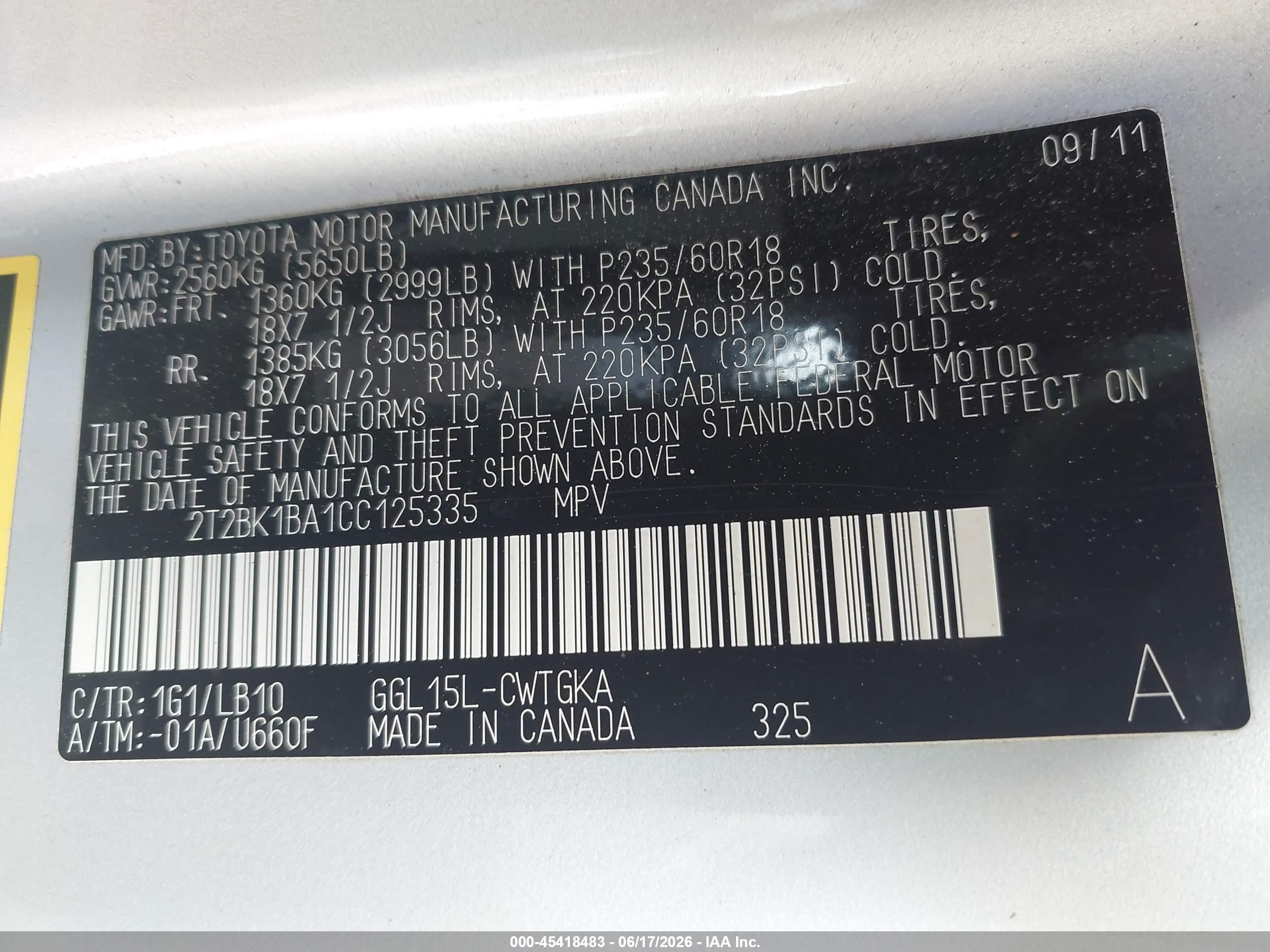 2012 Lexus Rx 350   Silver vin: 2T2BK1BA1CC125335