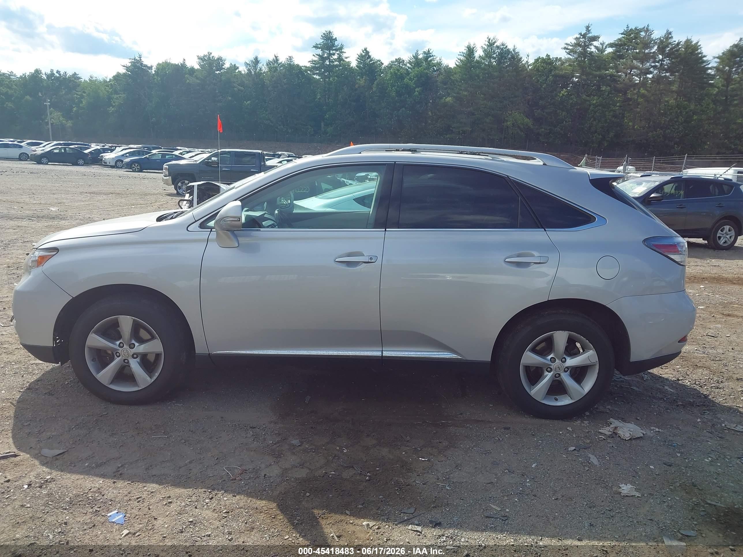 2012 Lexus Rx 350   Silver vin: 2T2BK1BA1CC125335