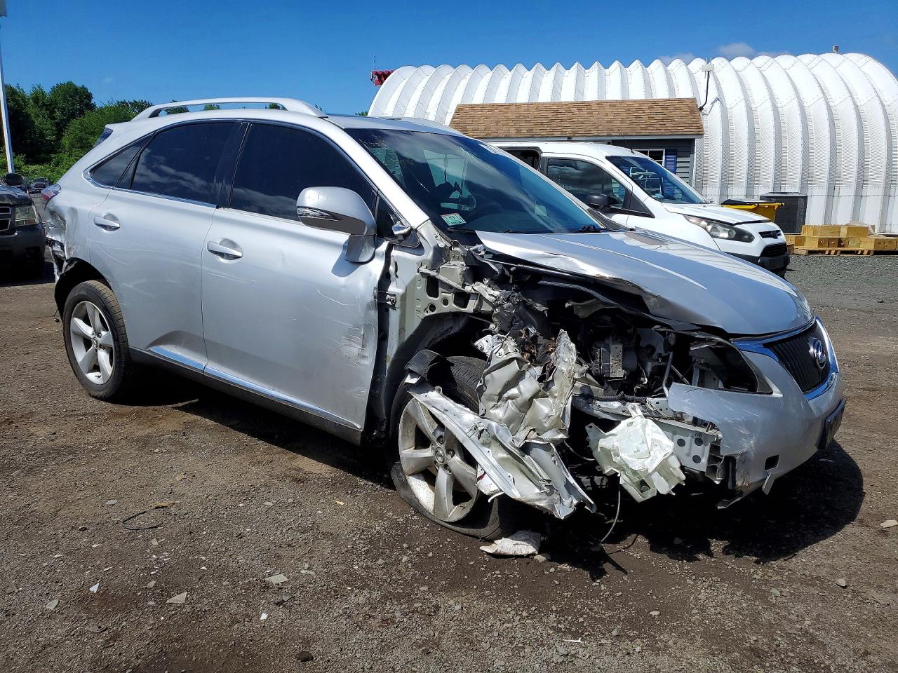 2012 Lexus Rx 350 Silver vin: 2T2BK1BA1CC129983