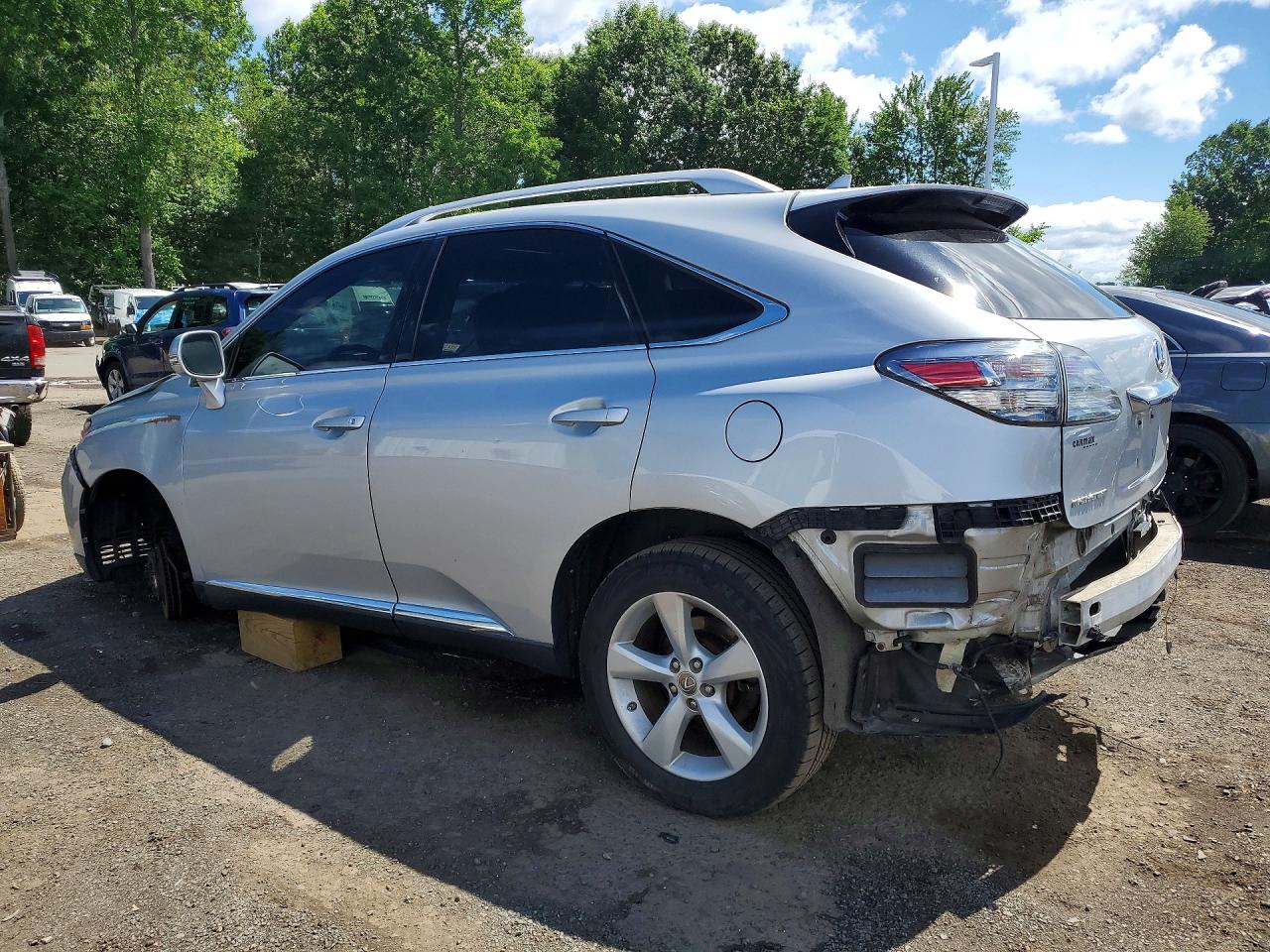 2012 Lexus Rx 350 Silver vin: 2T2BK1BA1CC129983