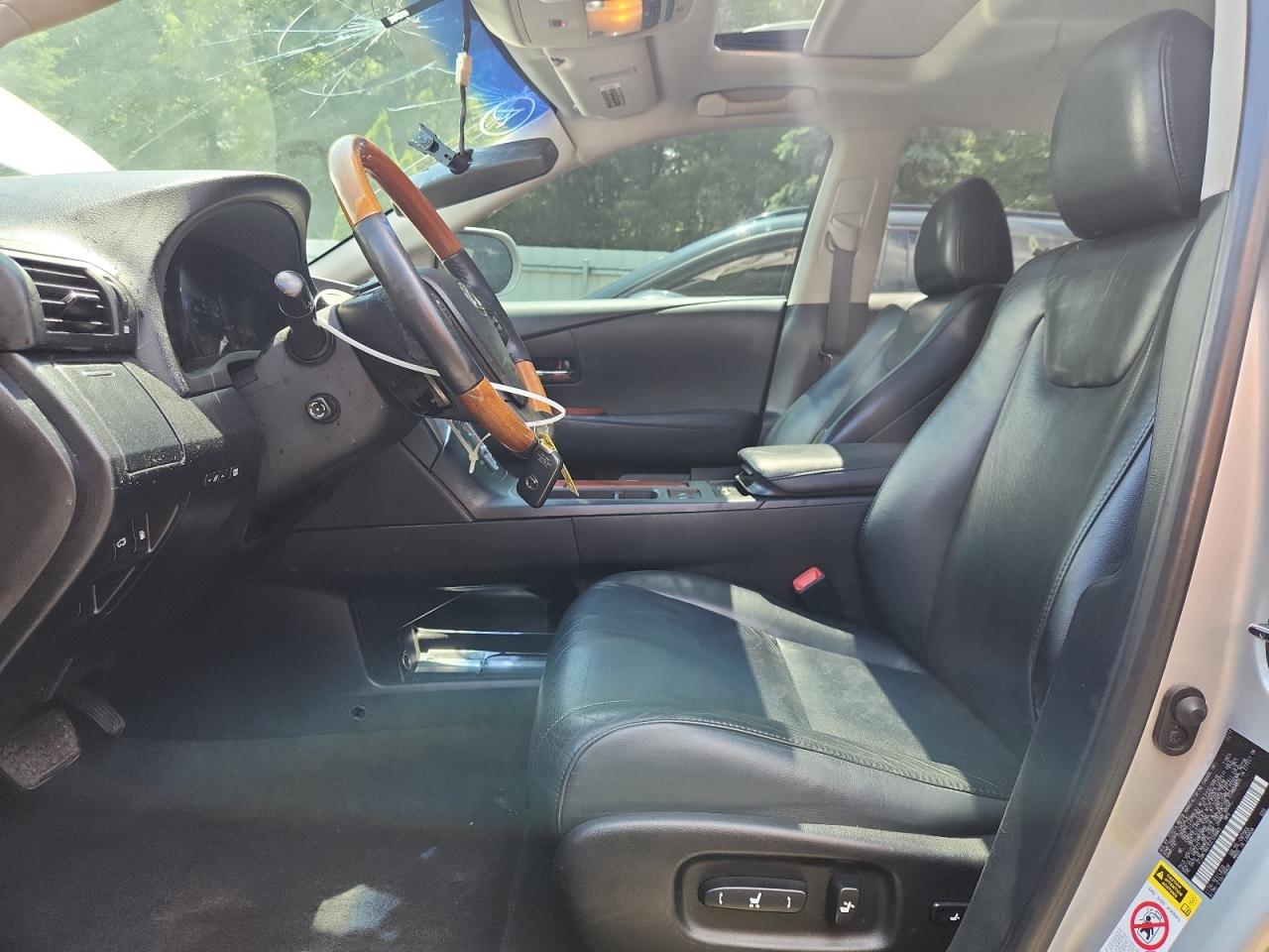 2012 Lexus Rx 350 Silver vin: 2T2BK1BA1CC129983 Damage: Windshield, Broken, Replacement Required