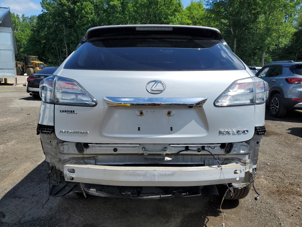 2012 Lexus Rx 350 Silver vin: 2T2BK1BA1CC129983 Damage: Rear Bumper, Missing, Replacement Required