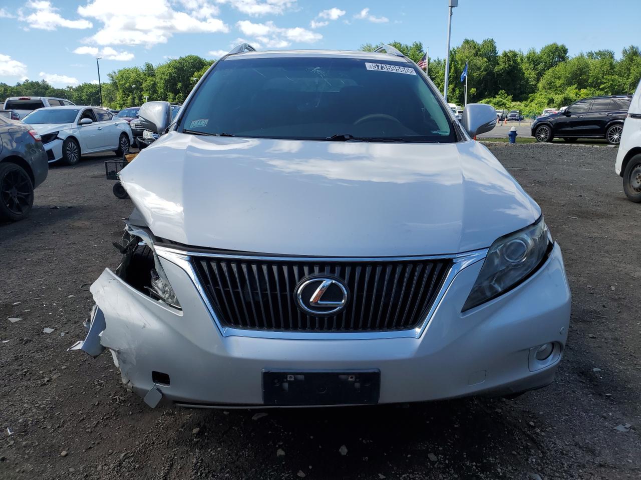 2012 Lexus Rx 350 Silver vin: 2T2BK1BA1CC129983 Damage: Front Bumper, Broken, Replacement Required