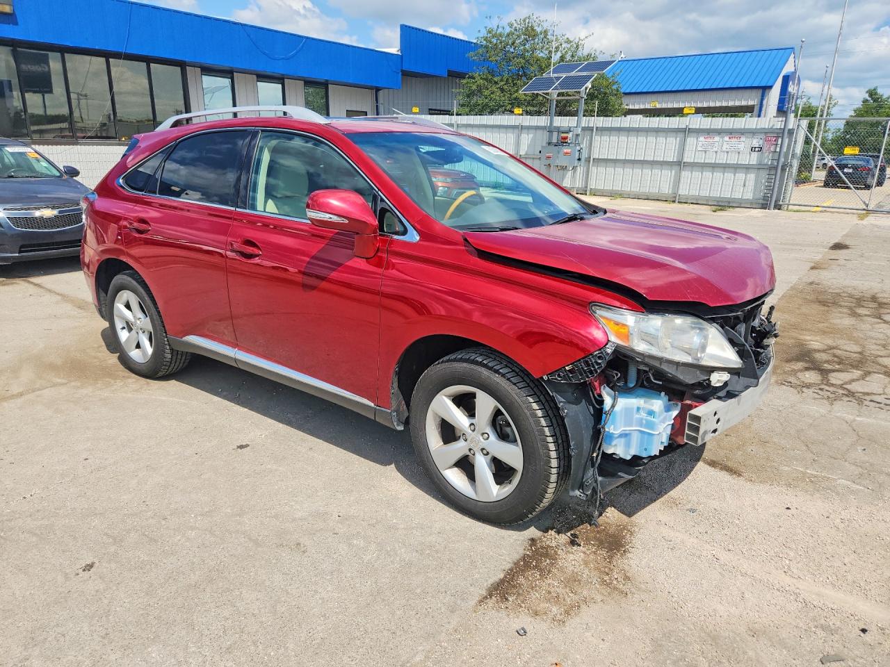 2012 Lexus Rx 350 Красный vin: 2T2BK1BA1CC131927