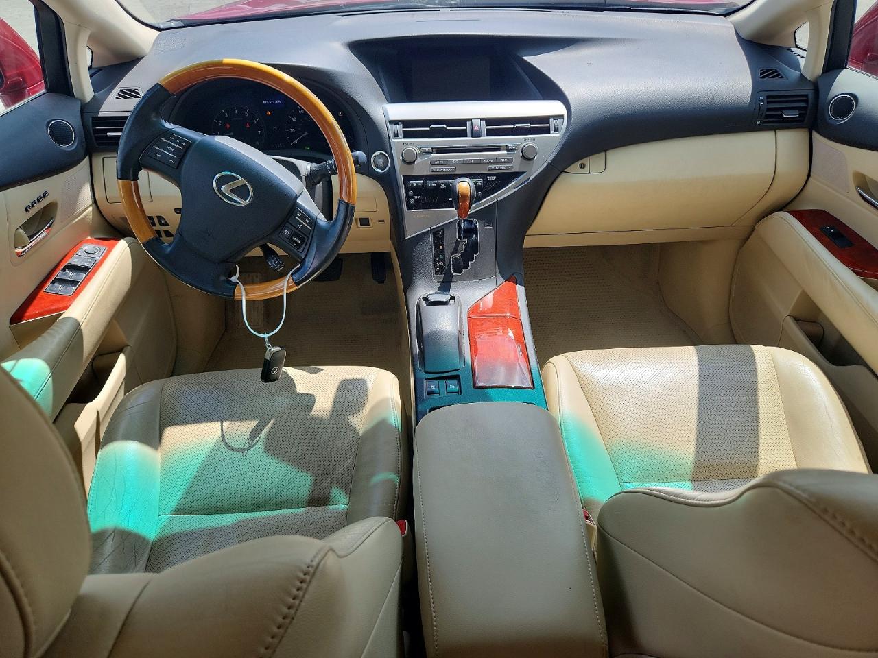 2012 Lexus Rx 350 Красный vin: 2T2BK1BA1CC131927