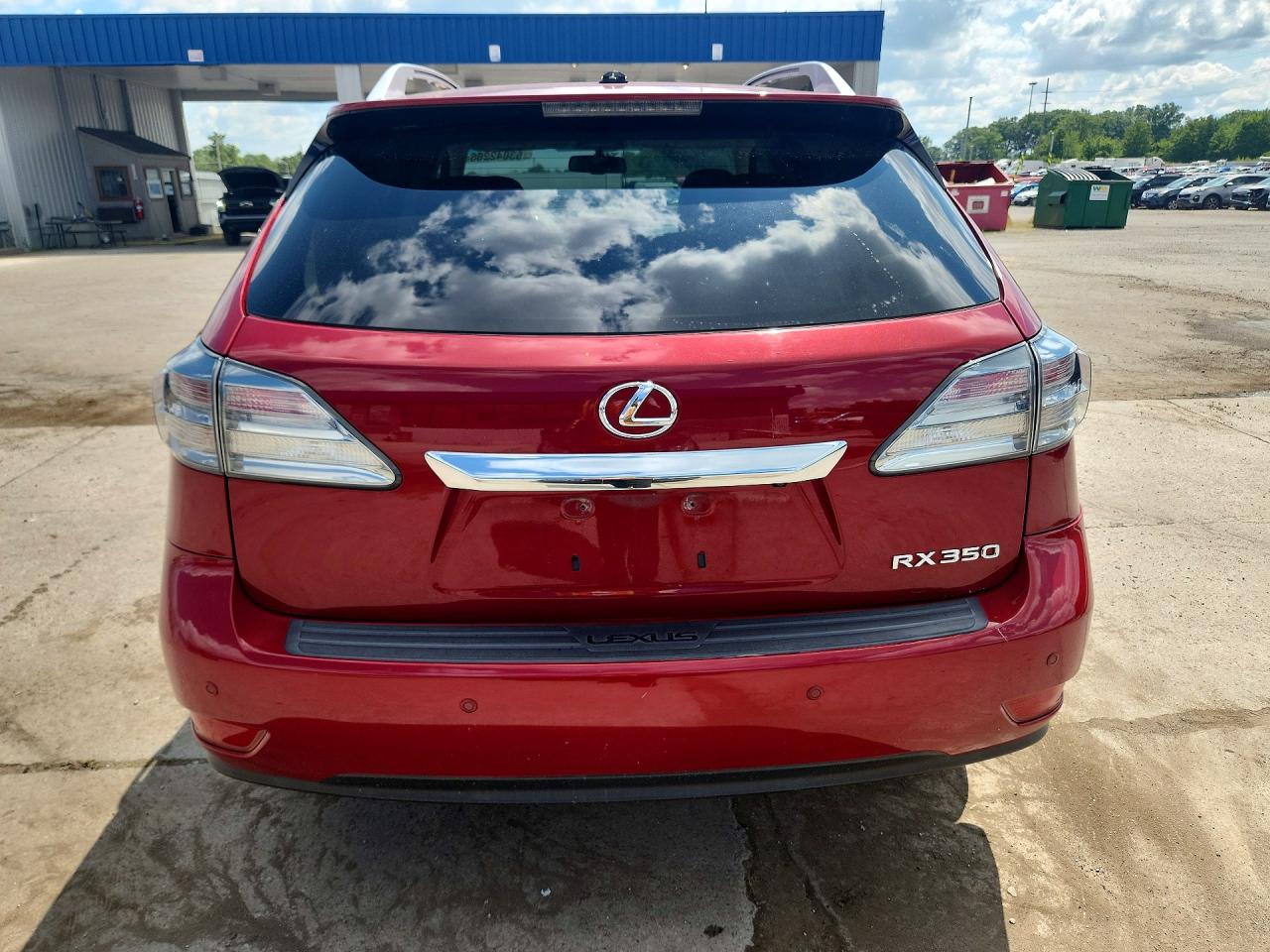 2012 Lexus Rx 350 Красный vin: 2T2BK1BA1CC131927