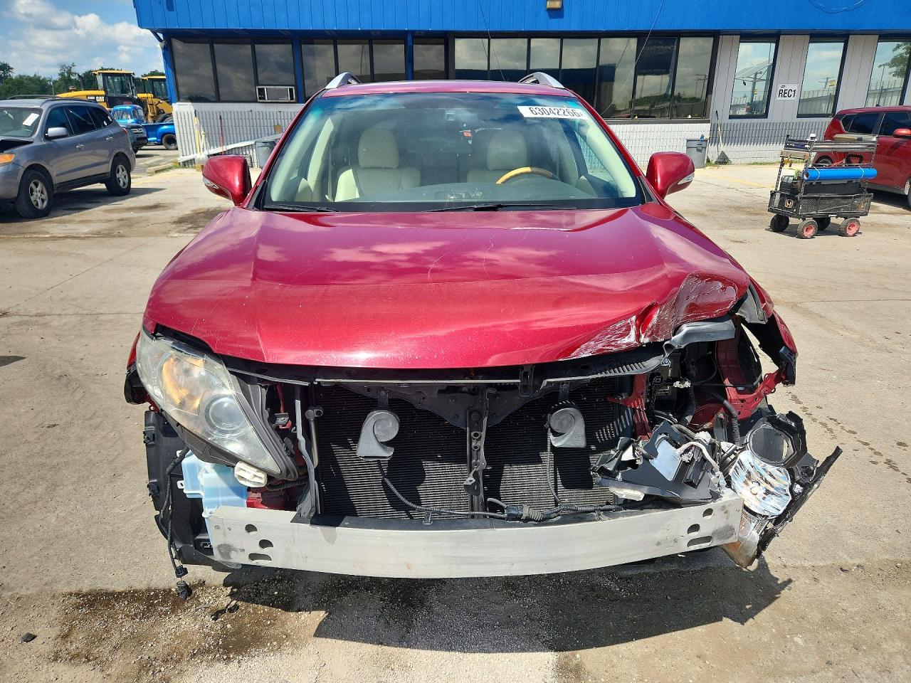 2012 Lexus Rx 350 Красный vin: 2T2BK1BA1CC131927
