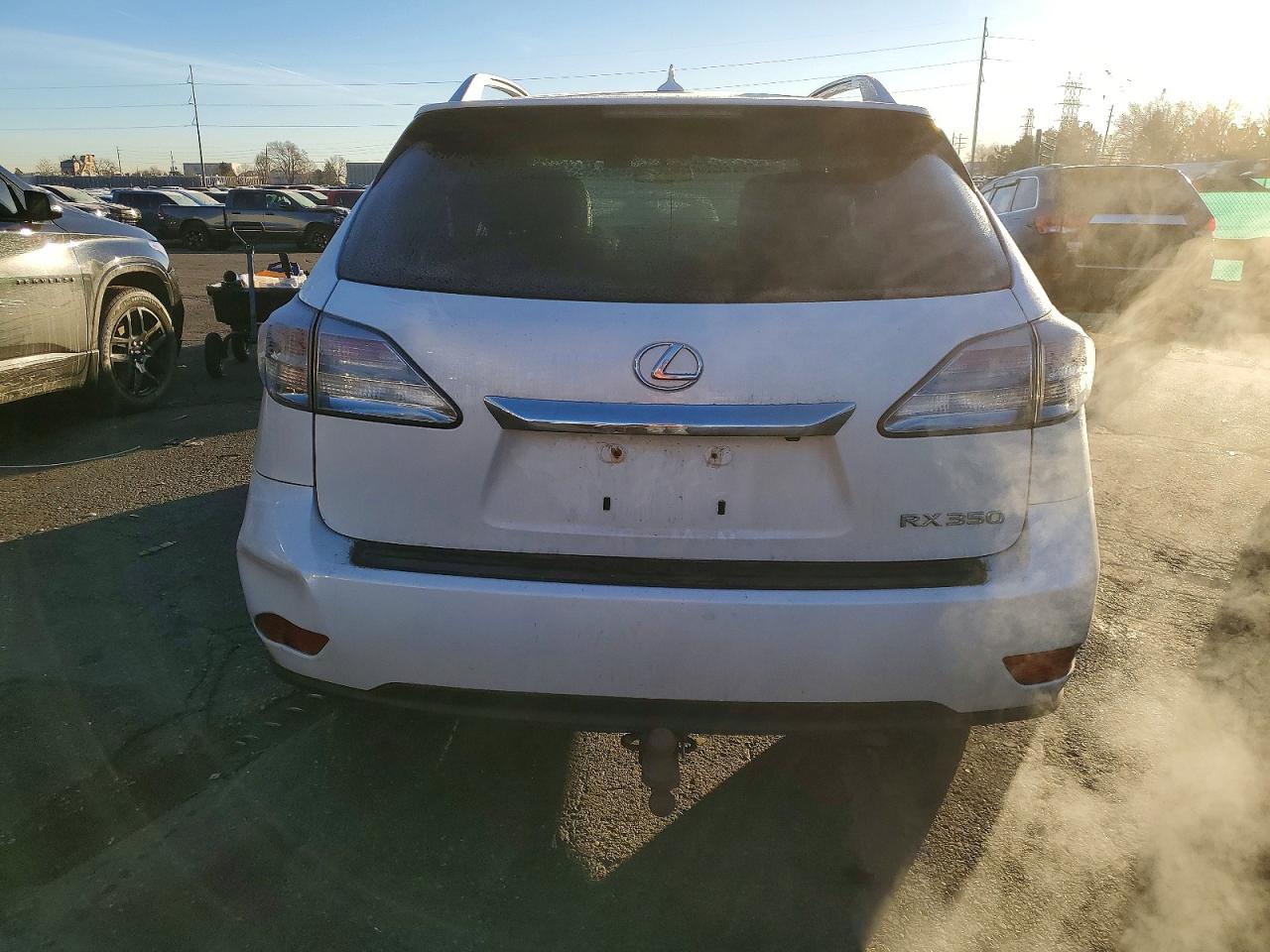 2012 Lexus Rx 350 White vin: 2T2BK1BA1CC133869
