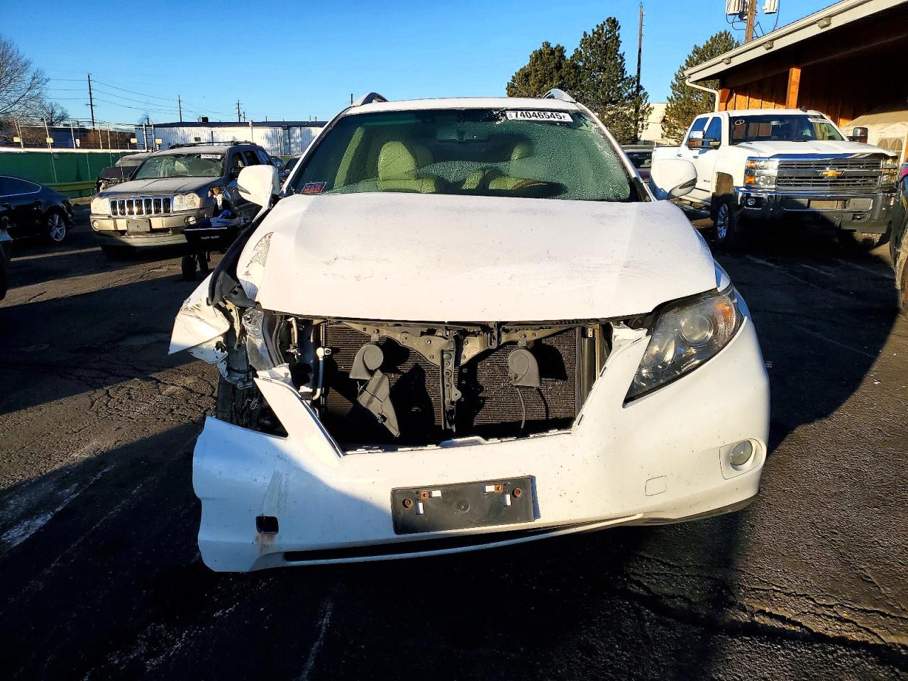 2012 Lexus Rx 350 White vin: 2T2BK1BA1CC133869
