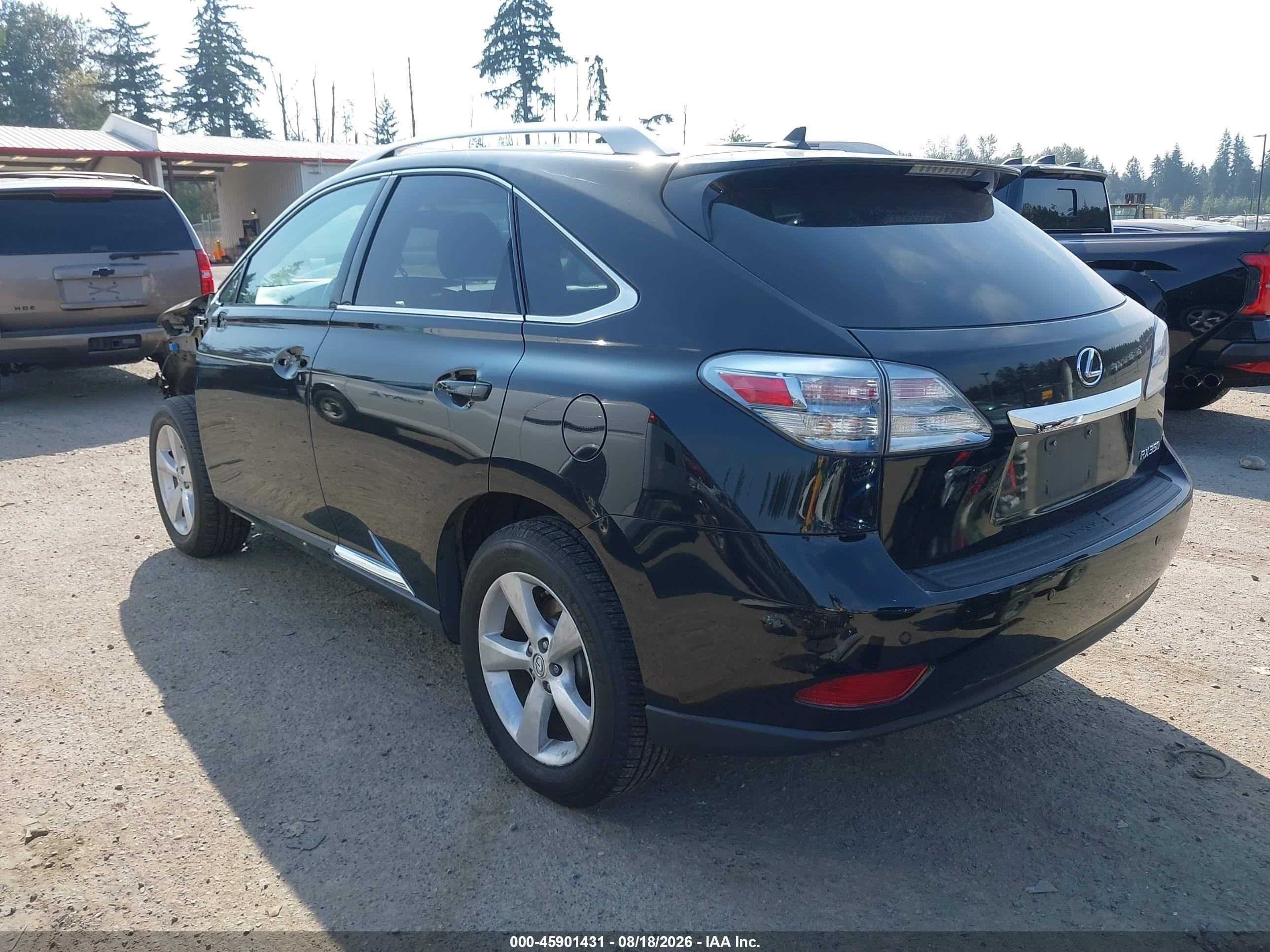 2012 Lexus Rx 350   Black vin: 2T2BK1BA1CC137985