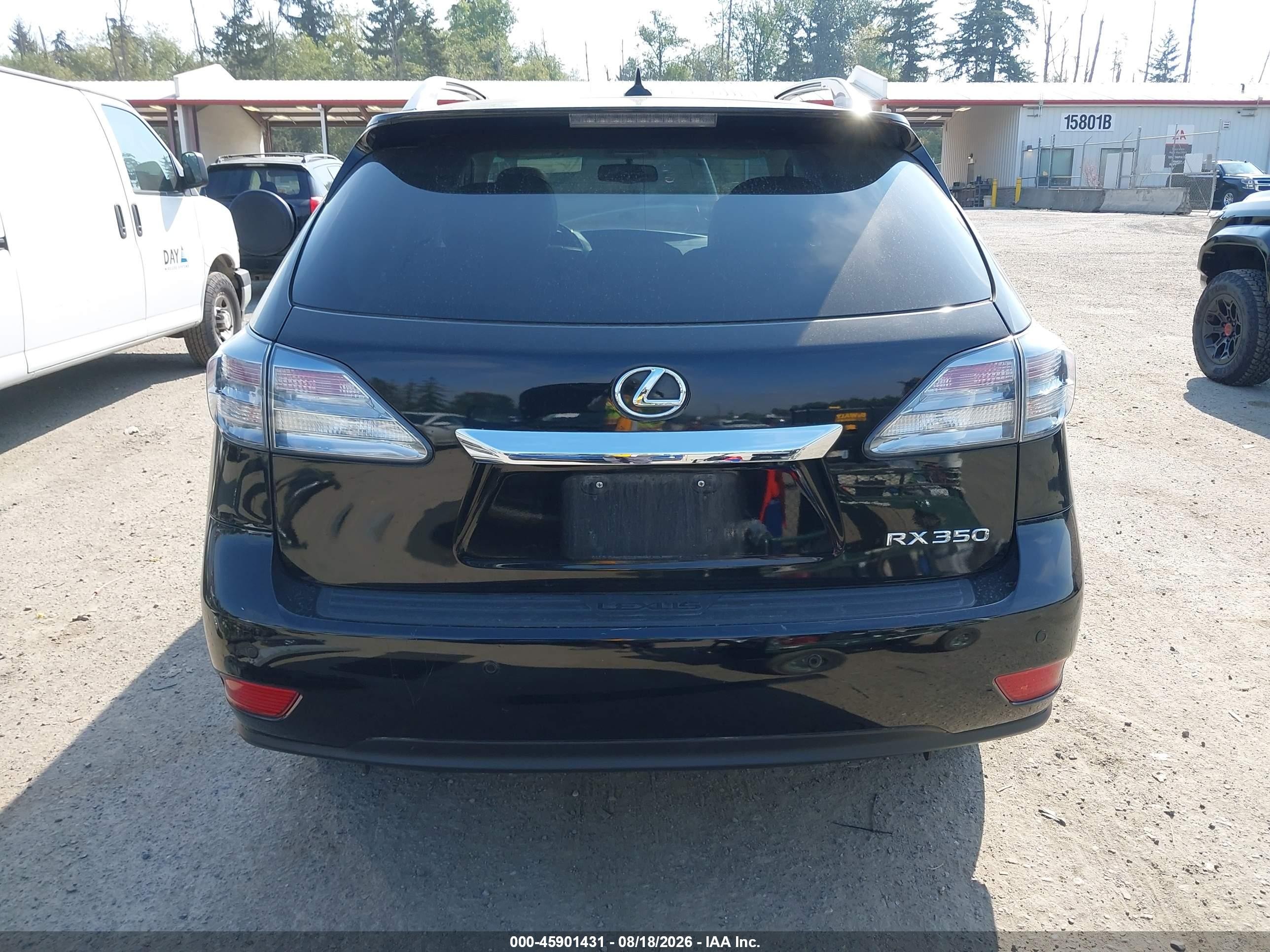 2012 Lexus Rx 350   Black vin: 2T2BK1BA1CC137985