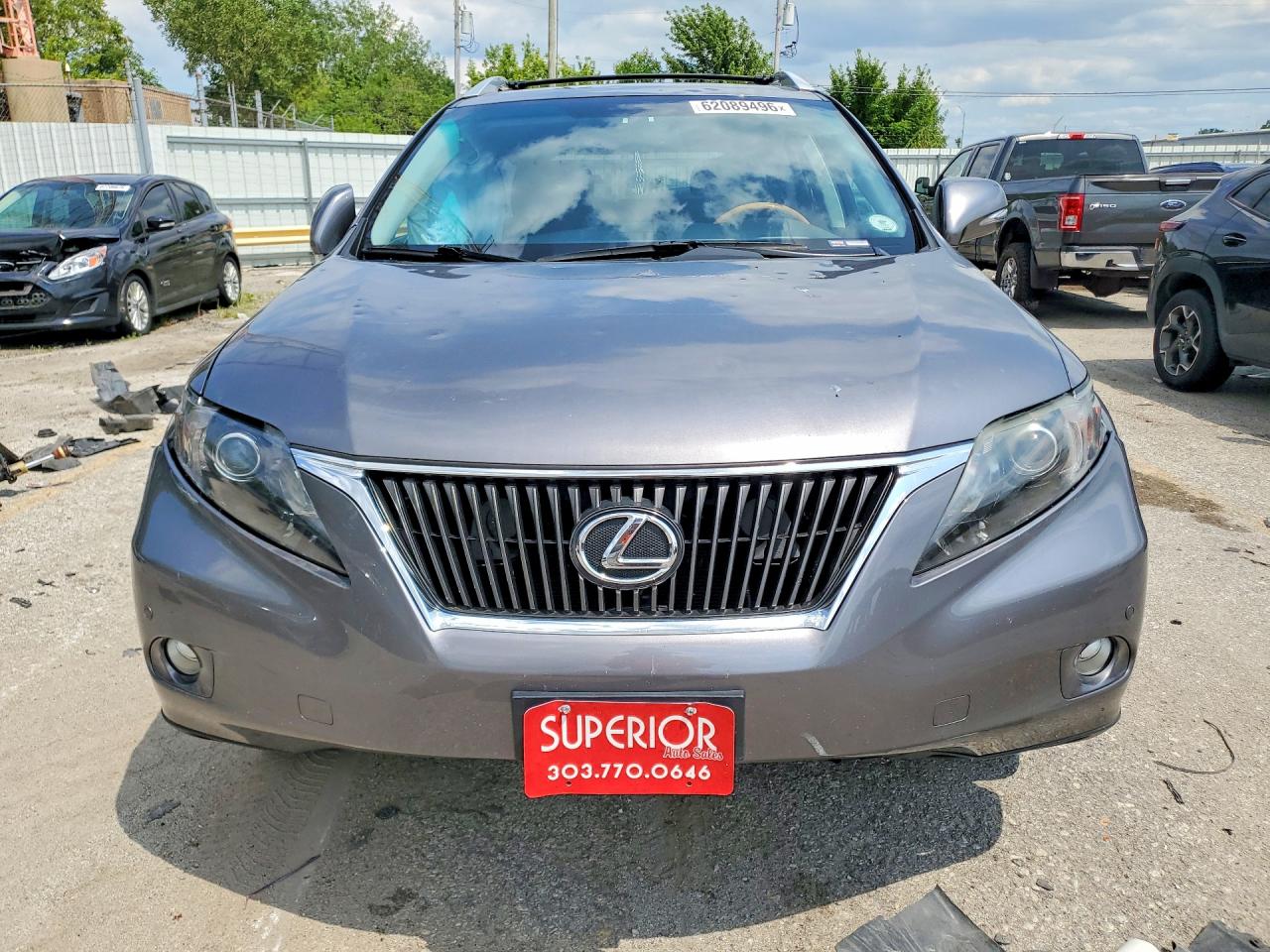 2012 Lexus Rx 350 Серый vin: 2T2BK1BA1CC139770