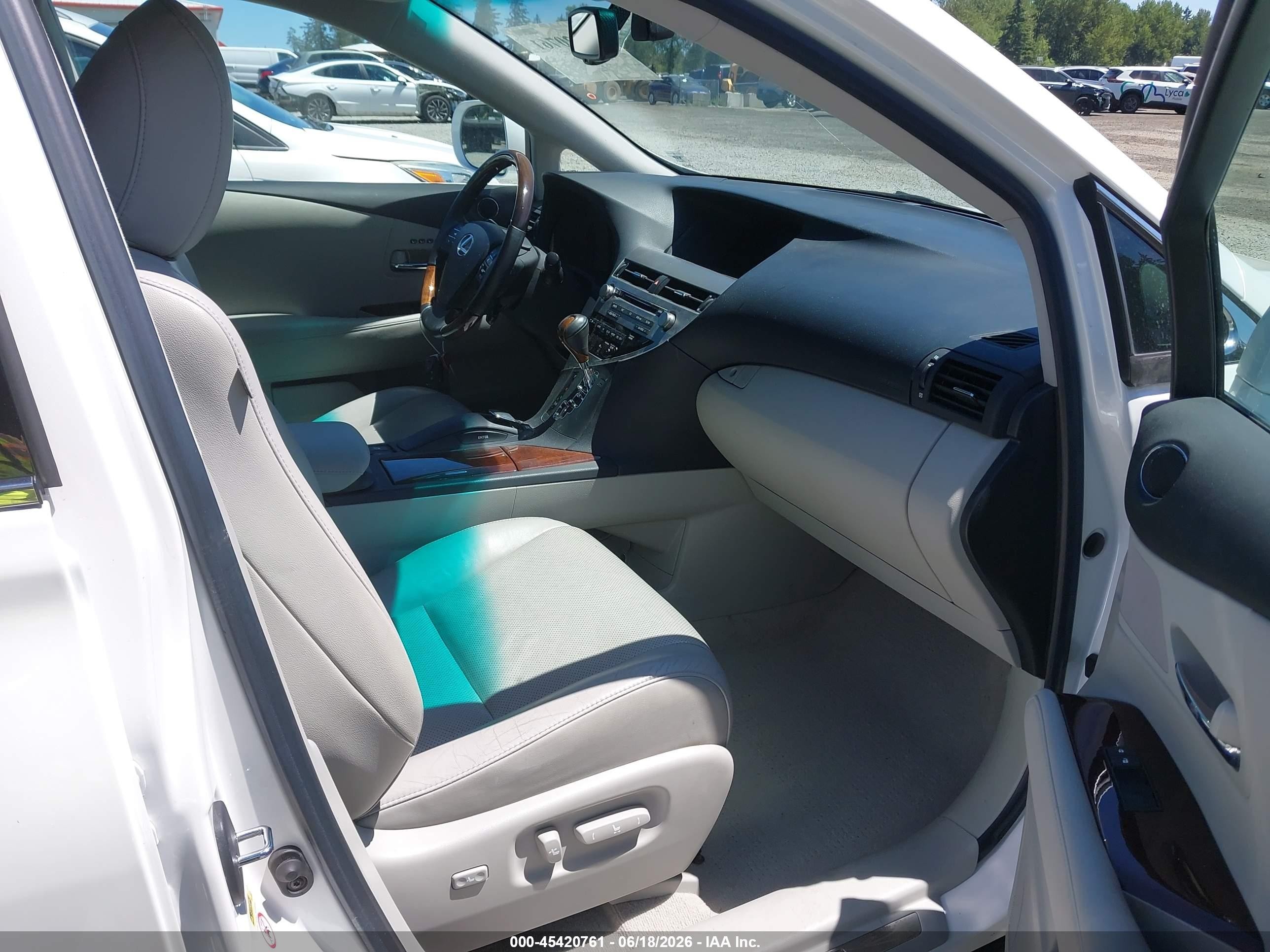2012 Lexus Rx 350 White vin: 2T2BK1BA1CC142166