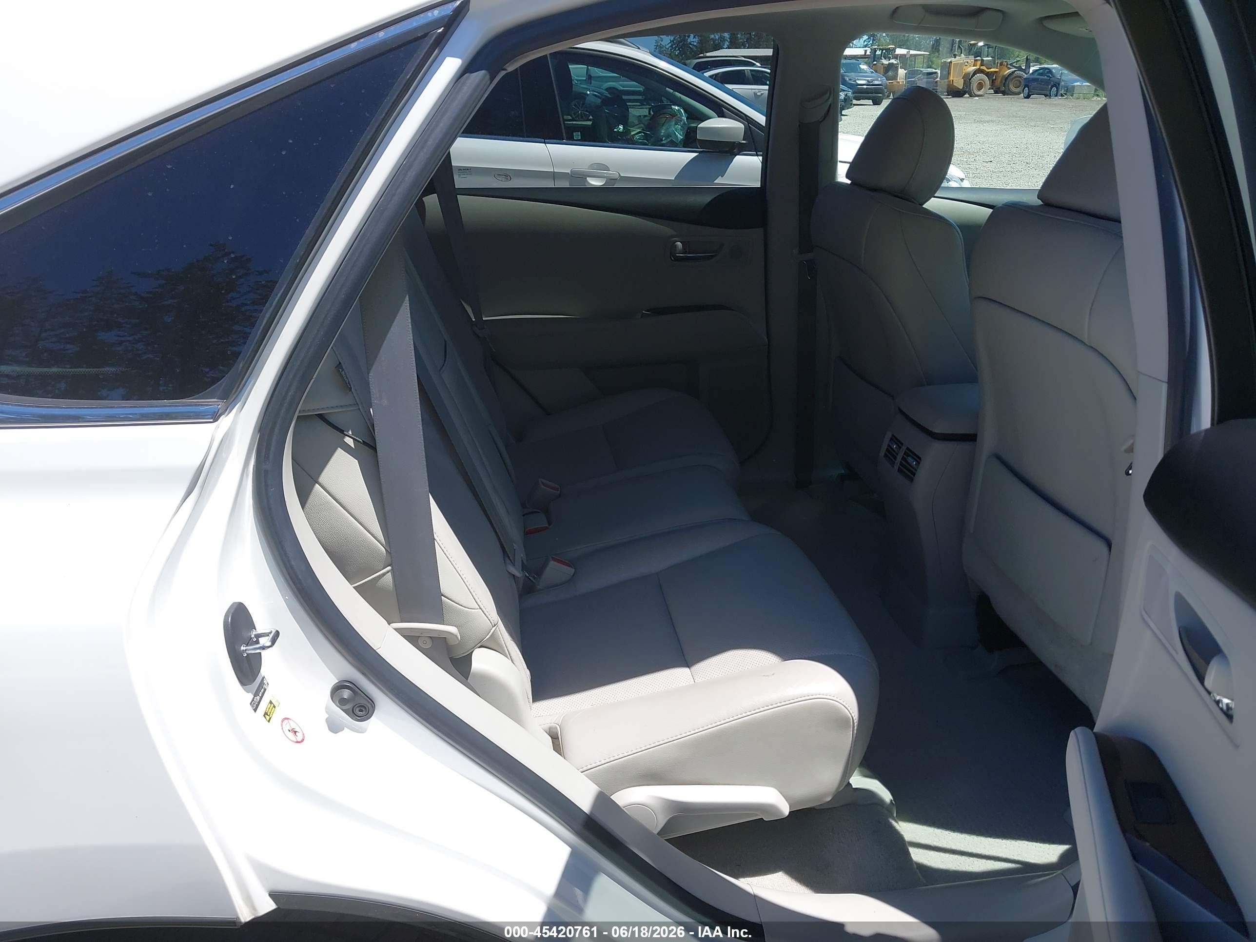 2012 Lexus Rx 350 White vin: 2T2BK1BA1CC142166
