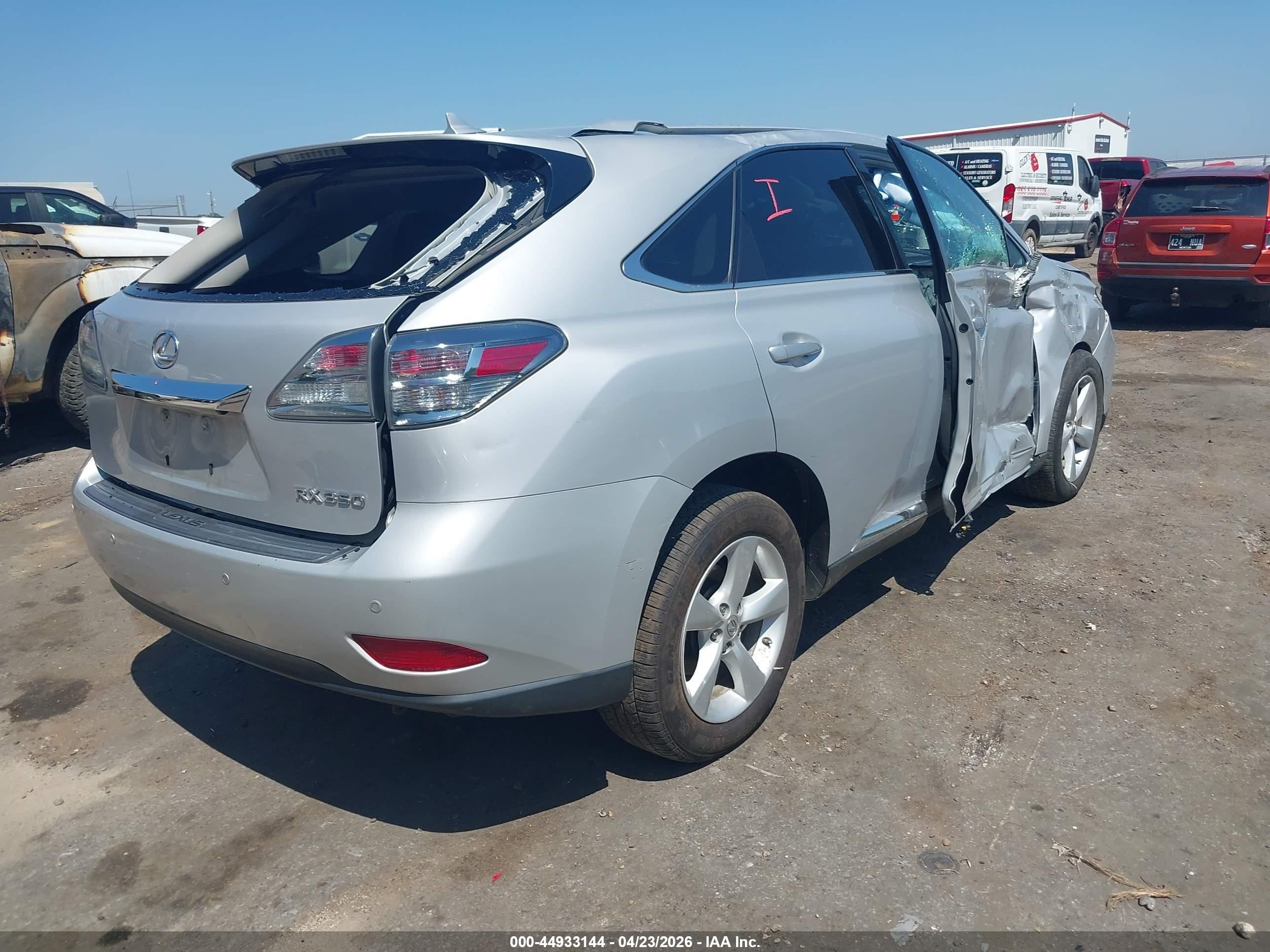 2012 Lexus Rx 350 Silver vin: 2T2BK1BA1CC145780
