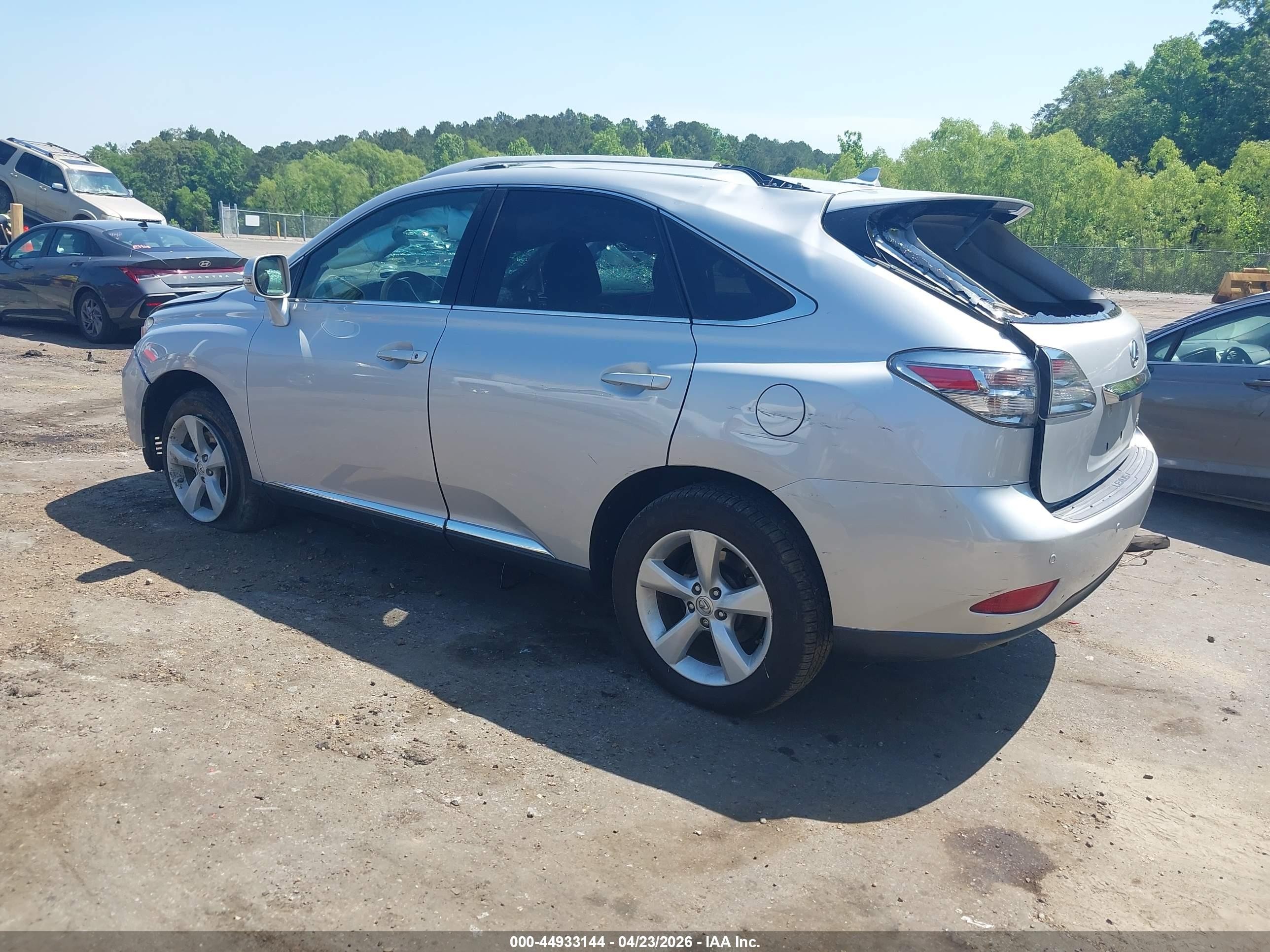 2012 Lexus Rx 350 Silver vin: 2T2BK1BA1CC145780