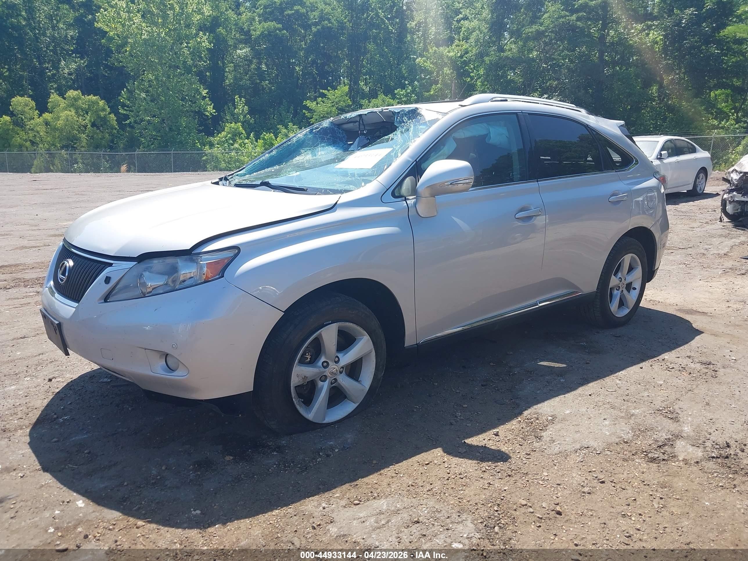 2012 Lexus Rx 350 Silver vin: 2T2BK1BA1CC145780