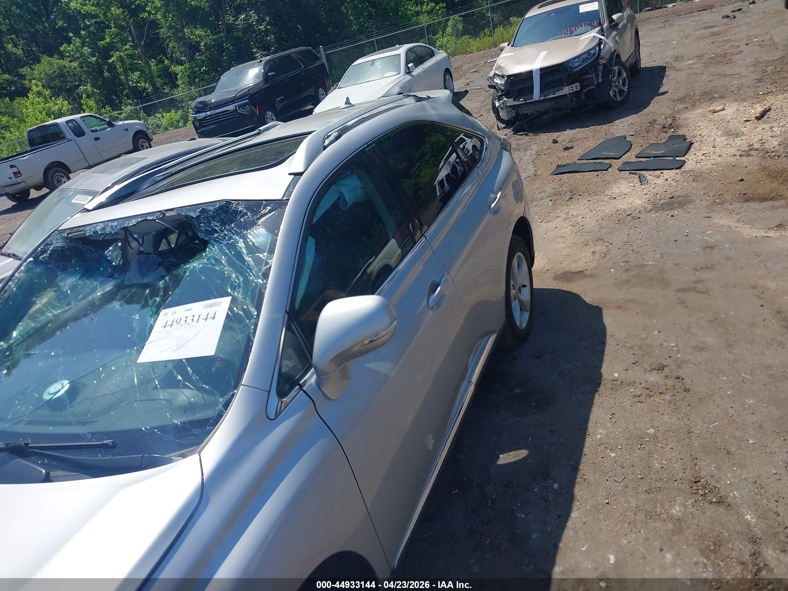2012 Lexus Rx 350 Silver vin: 2T2BK1BA1CC145780