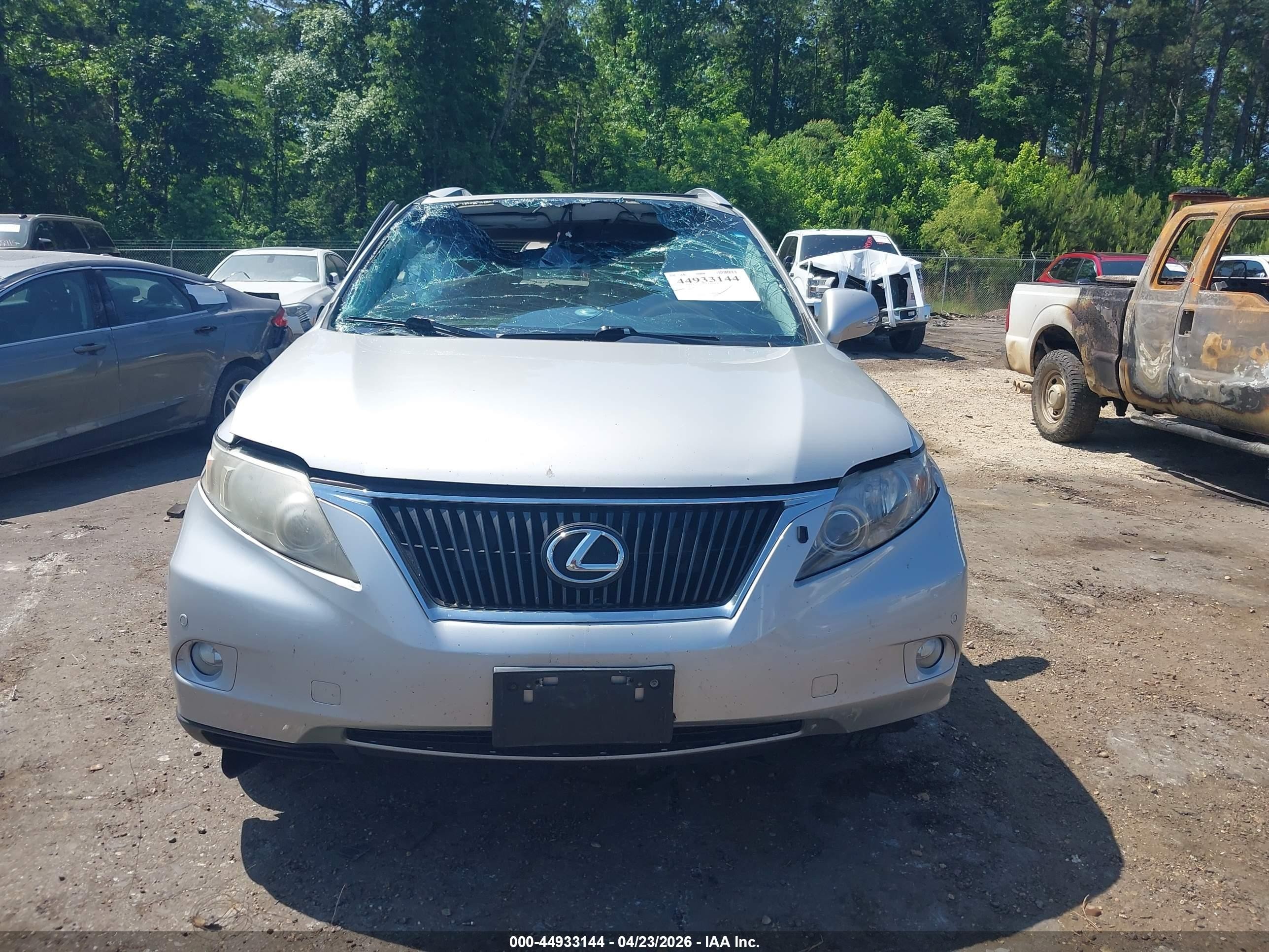 2012 Lexus Rx 350 Silver vin: 2T2BK1BA1CC145780