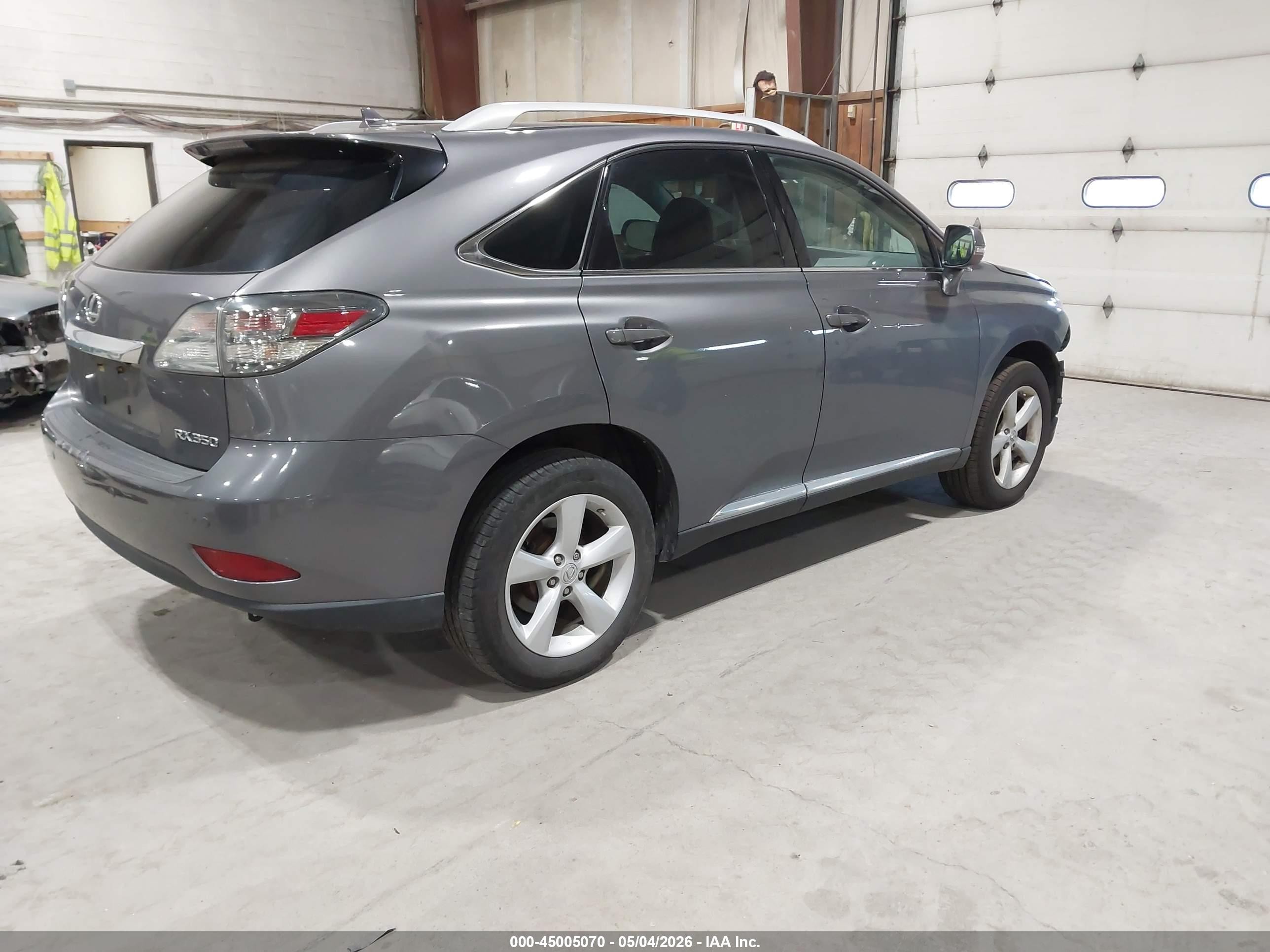 2012 Lexus Rx 350   Gray vin: 2T2BK1BA1CC147643