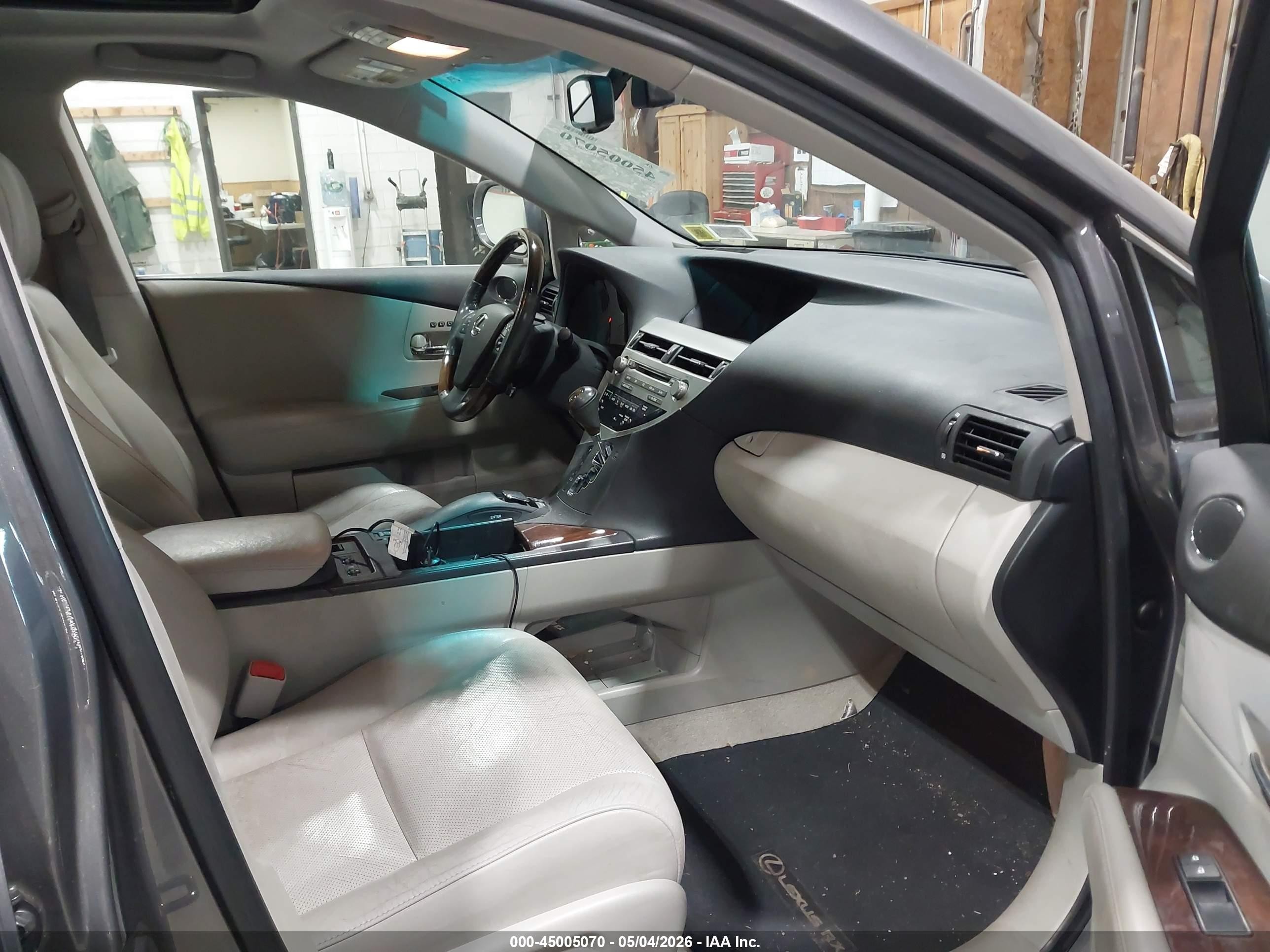 2012 Lexus Rx 350   Gray vin: 2T2BK1BA1CC147643