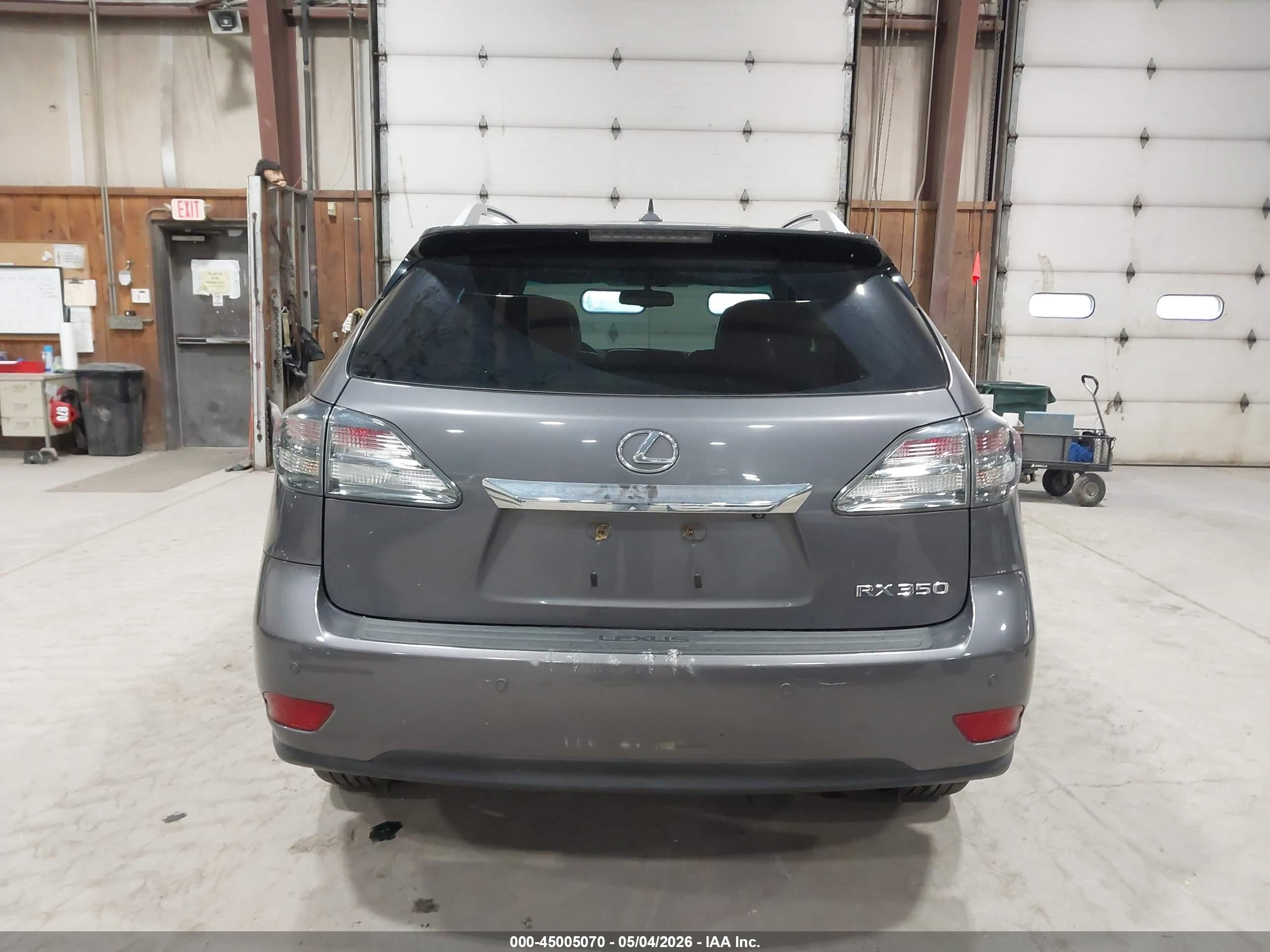 2012 Lexus Rx 350   Gray vin: 2T2BK1BA1CC147643