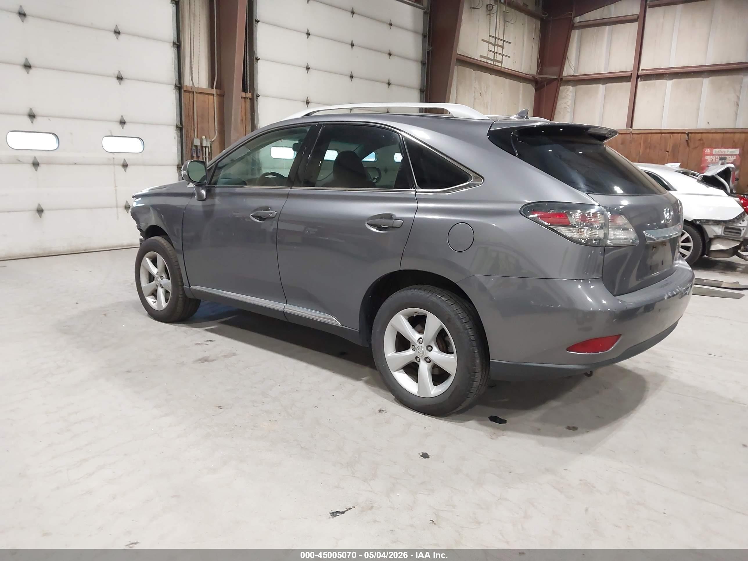 2012 Lexus Rx 350   Gray vin: 2T2BK1BA1CC147643