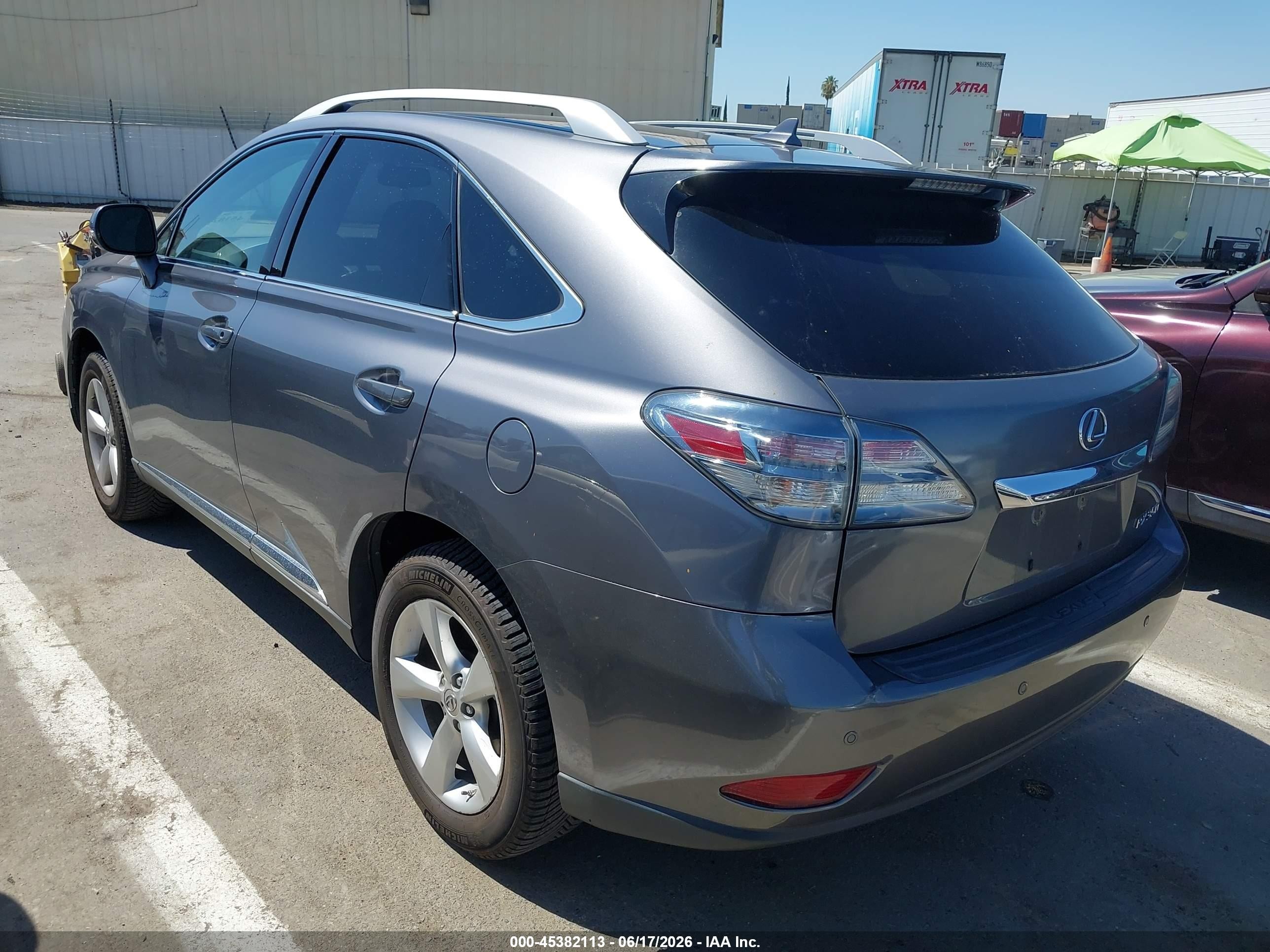 2012 Lexus Rx 350   Gray vin: 2T2BK1BA1CC147934