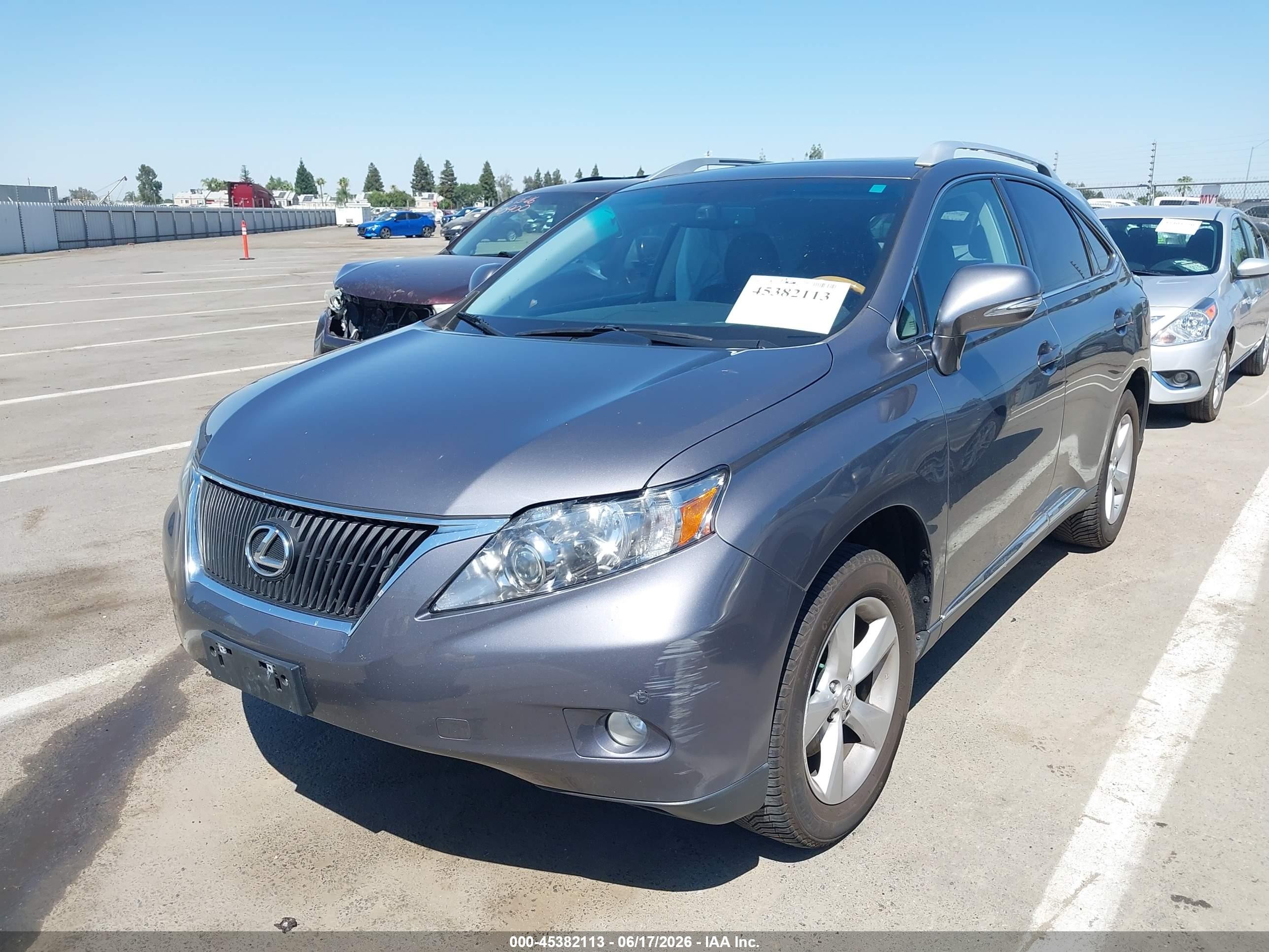 2012 Lexus Rx 350   Gray vin: 2T2BK1BA1CC147934