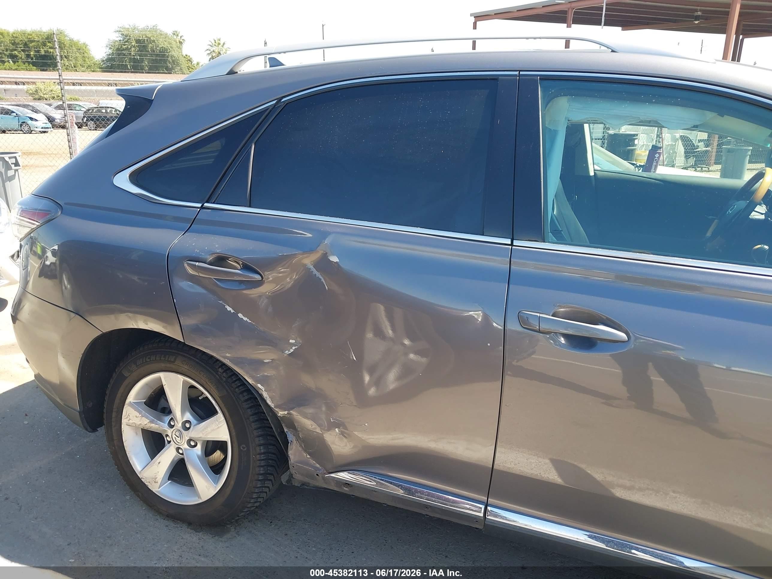 2012 Lexus Rx 350   Gray vin: 2T2BK1BA1CC147934
