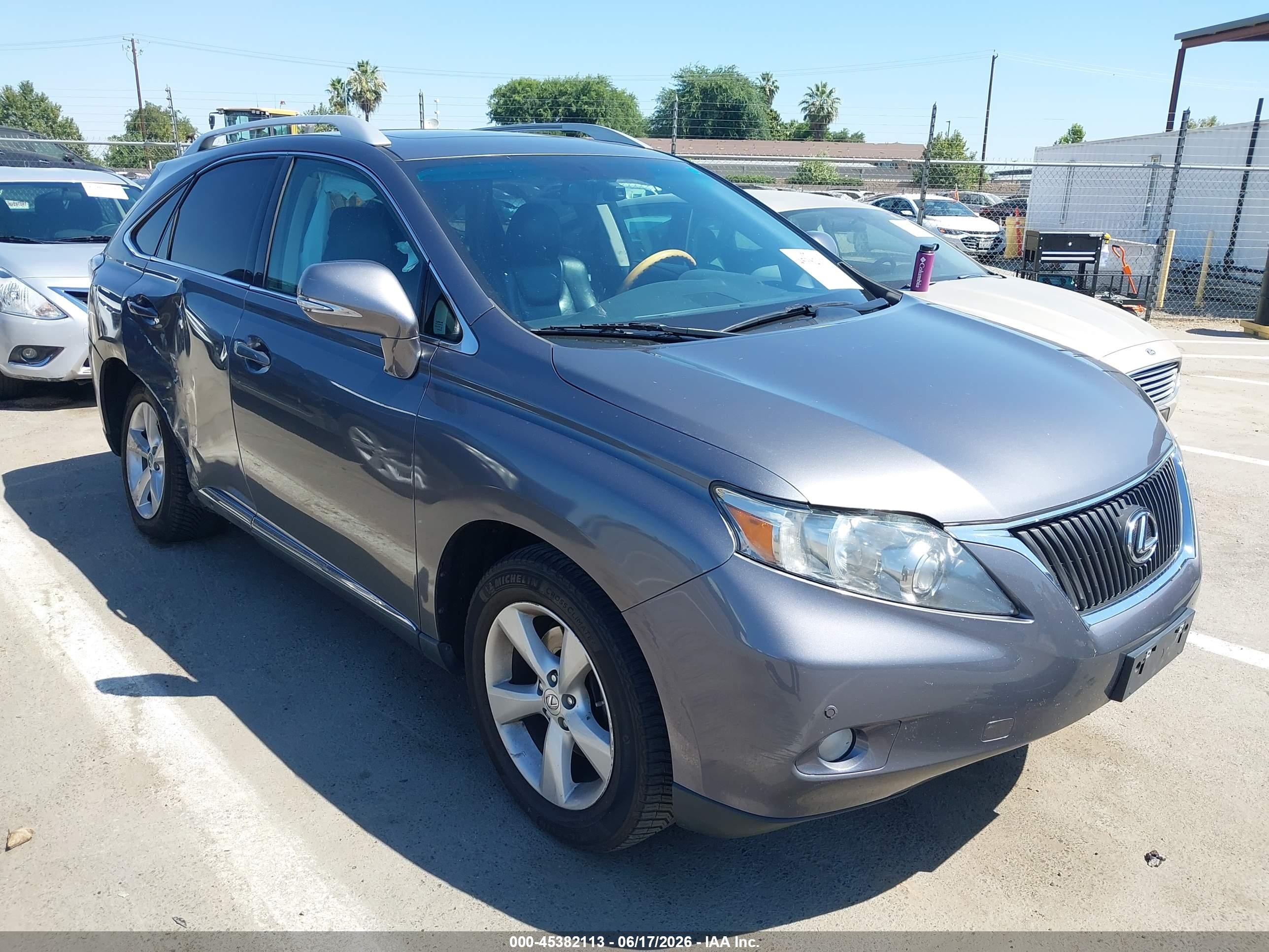 2012 Lexus Rx 350   Gray vin: 2T2BK1BA1CC147934