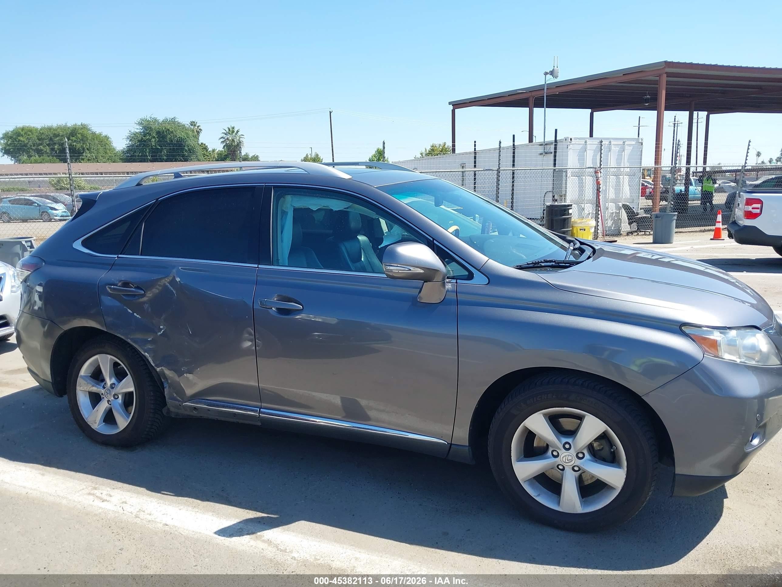 2012 Lexus Rx 350   Gray vin: 2T2BK1BA1CC147934