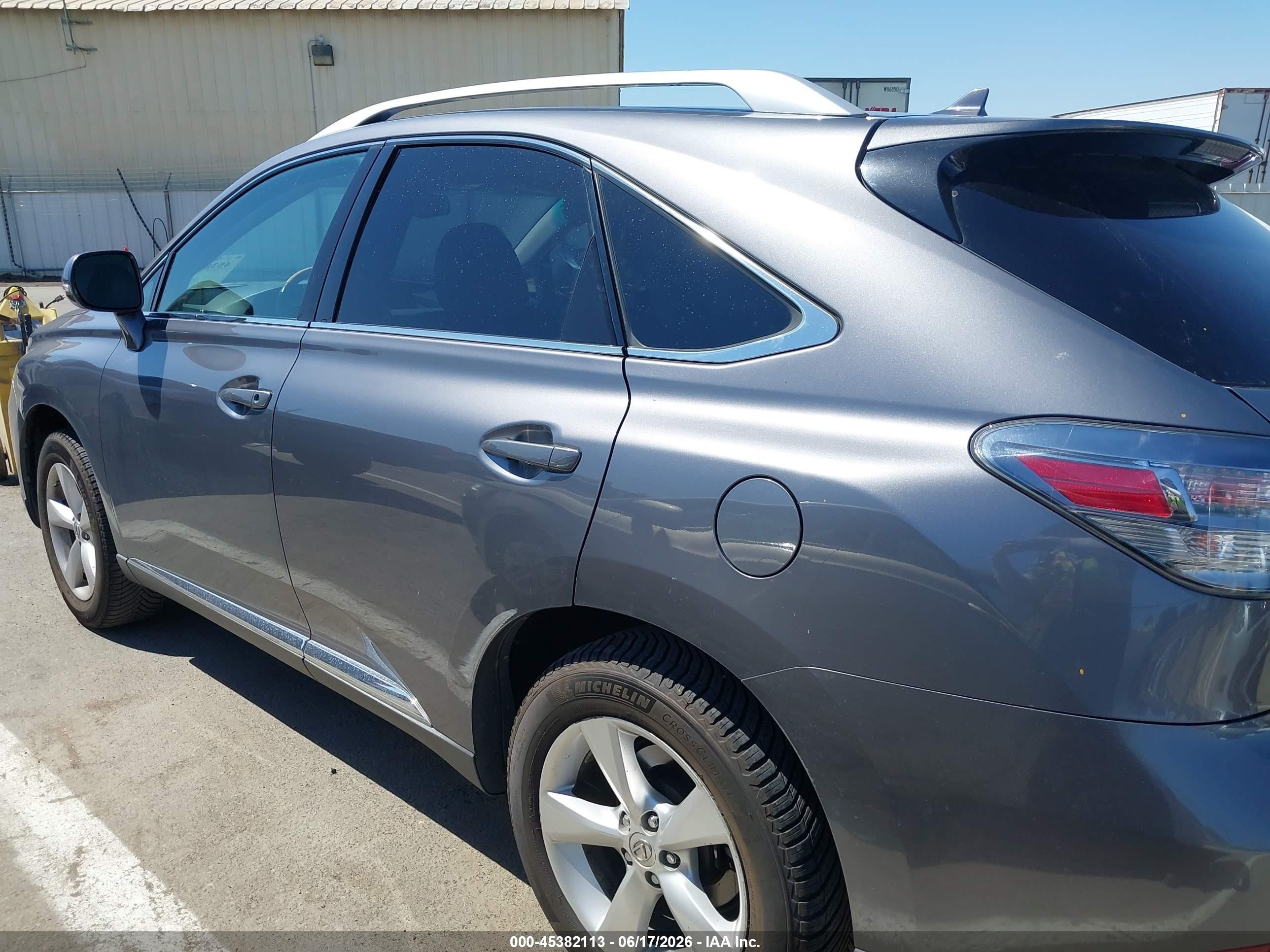 2012 Lexus Rx 350   Gray vin: 2T2BK1BA1CC147934