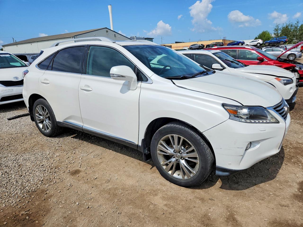 2013 Lexus Rx 350 Base White vin: 2T2BK1BA1DC158370