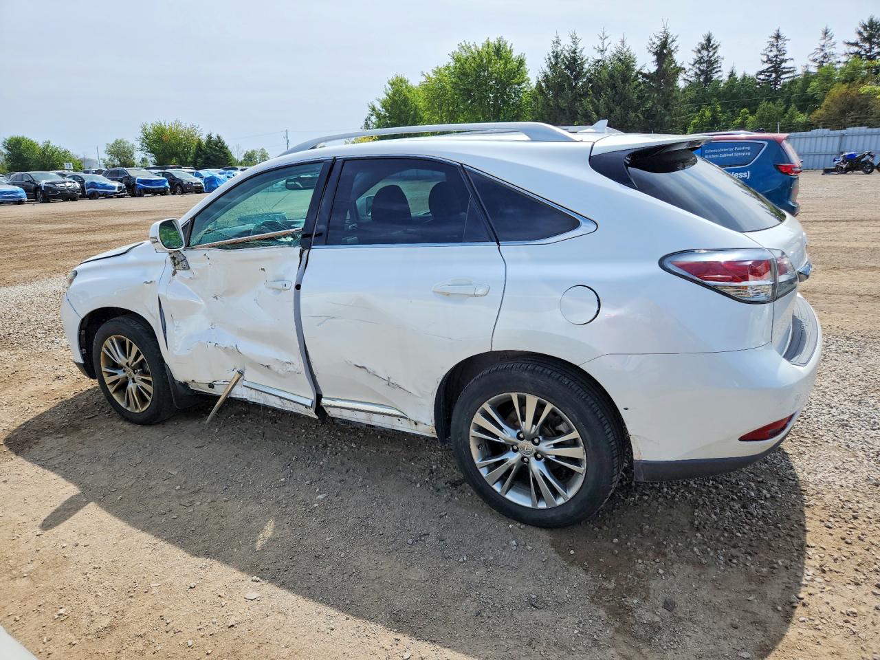 2013 Lexus Rx 350 Base White vin: 2T2BK1BA1DC158370