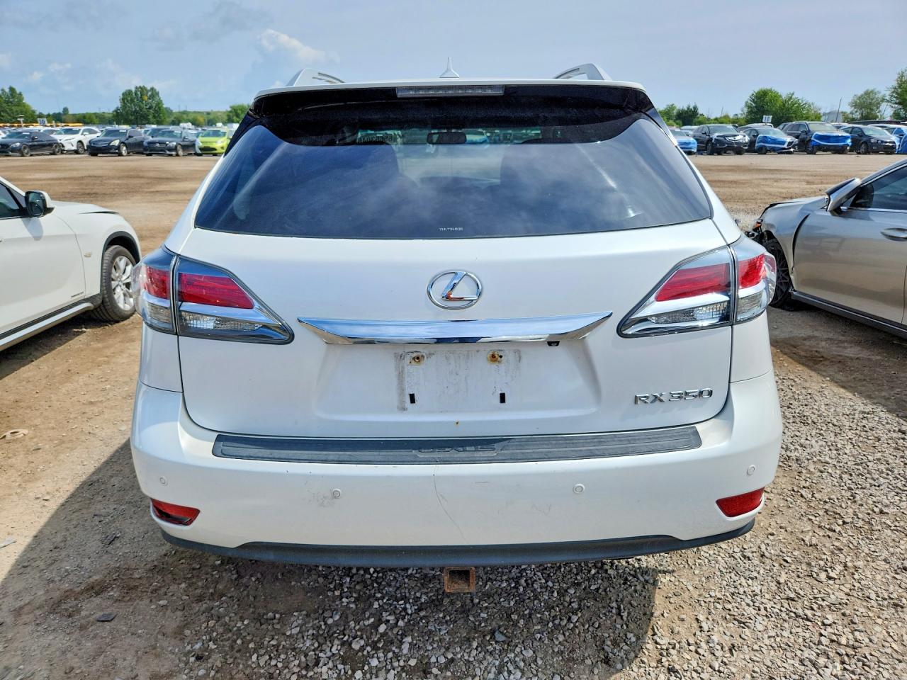 2013 Lexus Rx 350 Base White vin: 2T2BK1BA1DC158370