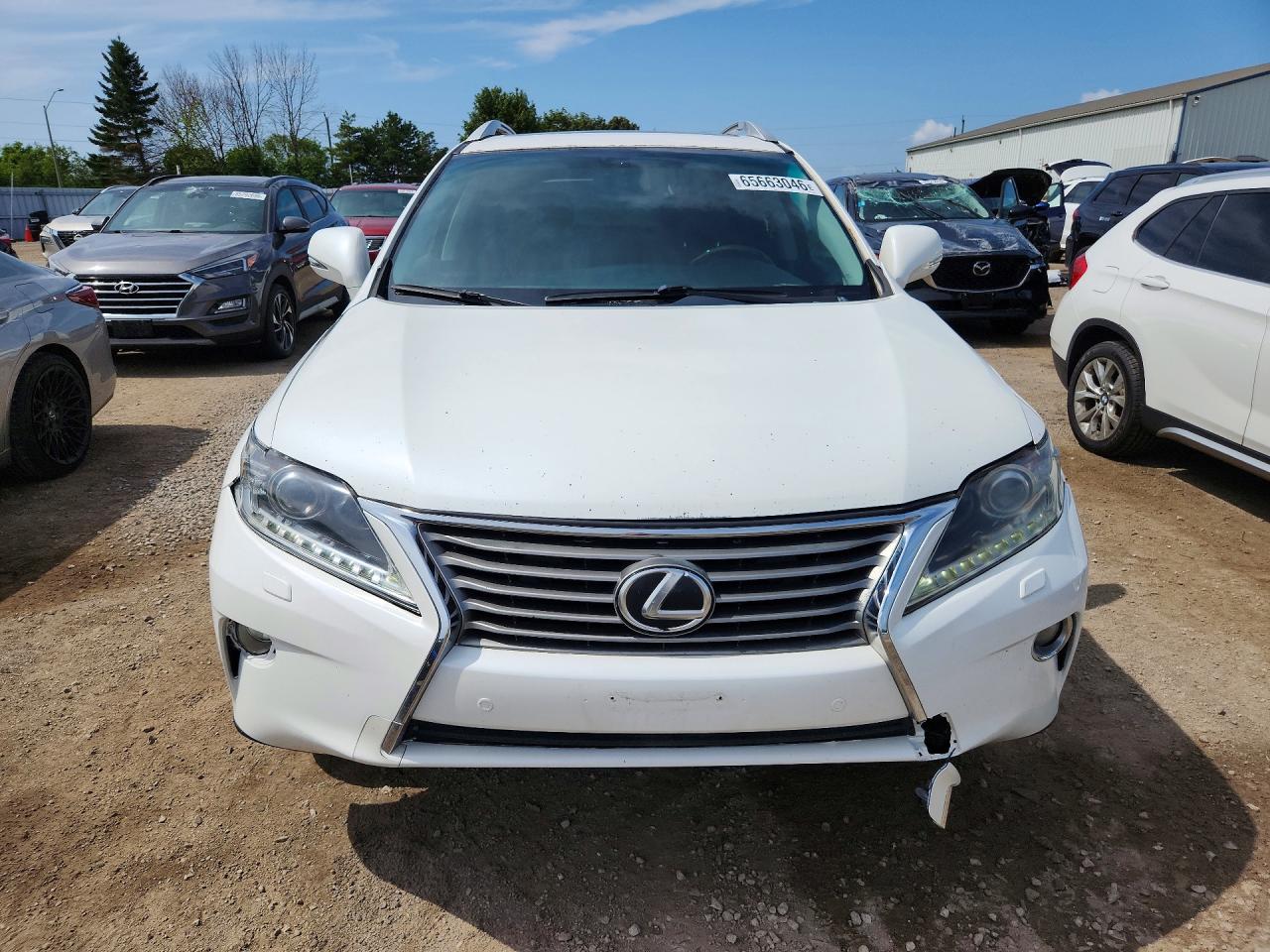 2013 Lexus Rx 350 Base White vin: 2T2BK1BA1DC158370