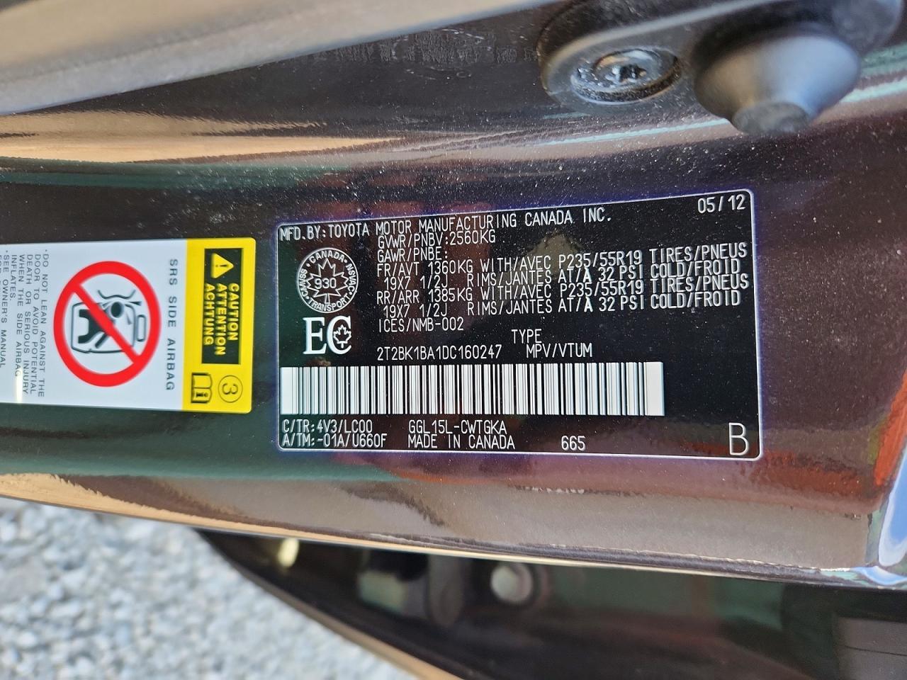 2013 Lexus Rx 350 Base Коричневый vin: 2T2BK1BA1DC160247