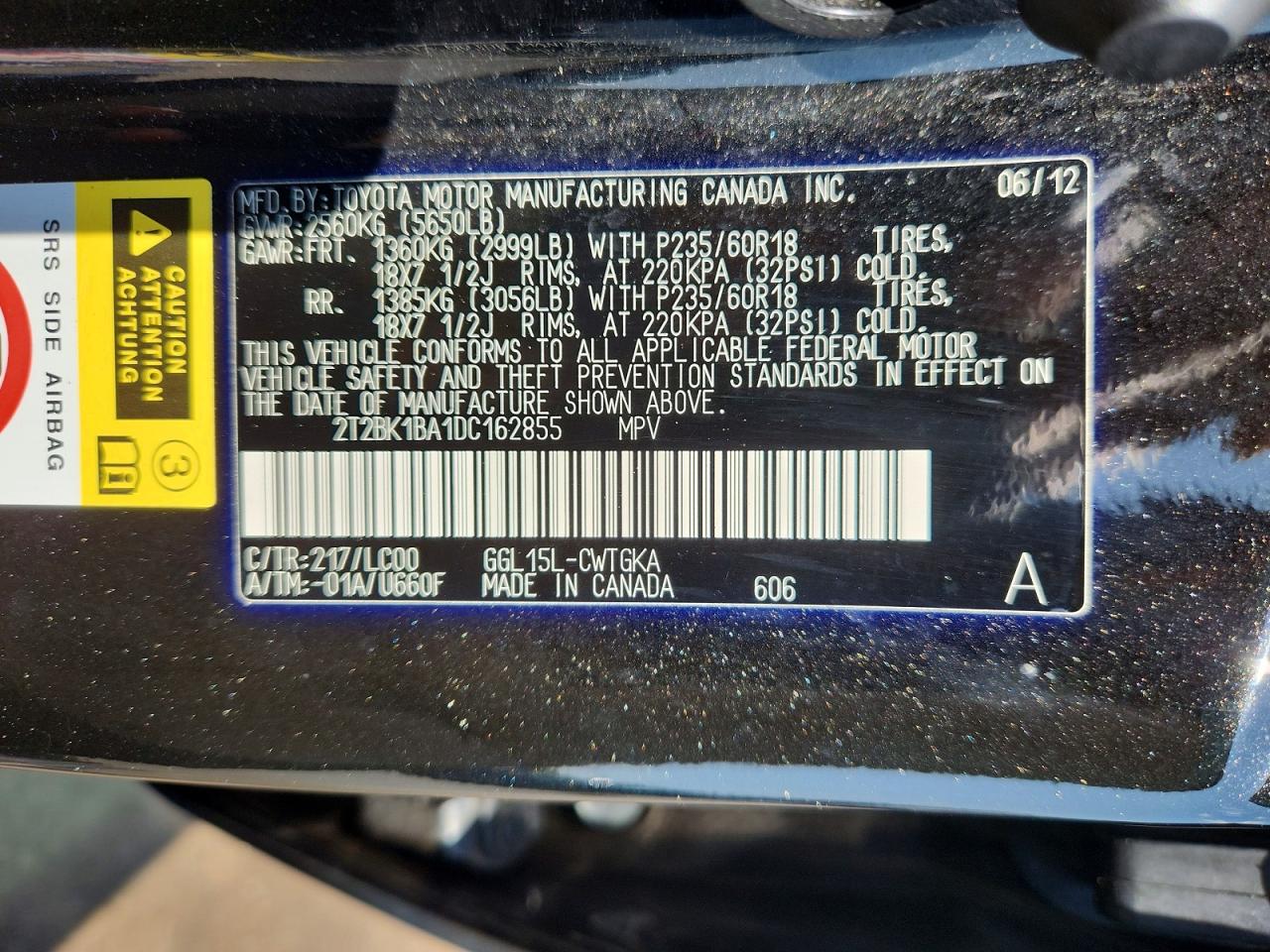 2013 Lexus Rx 350 Base Black vin: 2T2BK1BA1DC162855