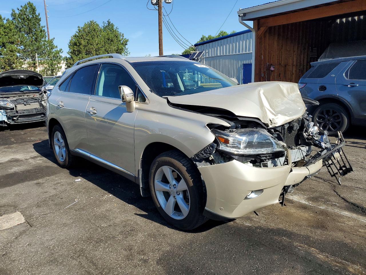 2013 Lexus Rx 350 Base Beige vin: 2T2BK1BA1DC168137