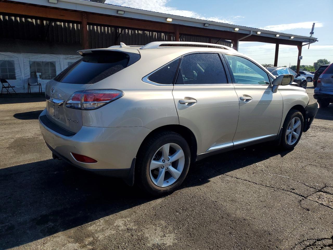 2013 Lexus Rx 350 Base Beige vin: 2T2BK1BA1DC168137